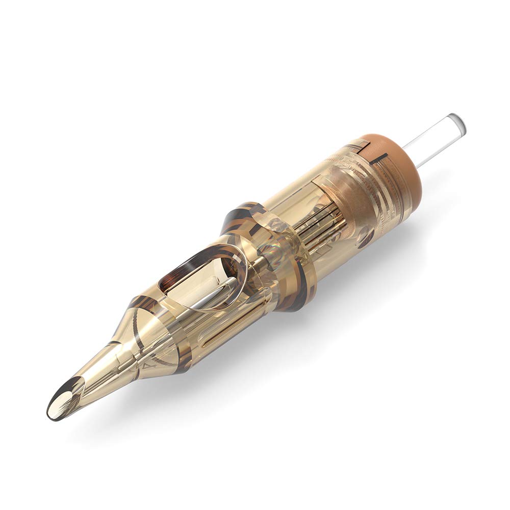 CHUSE Tattoo PMU Cartridges Needles 0.35MM Round Shader (20Pcs)