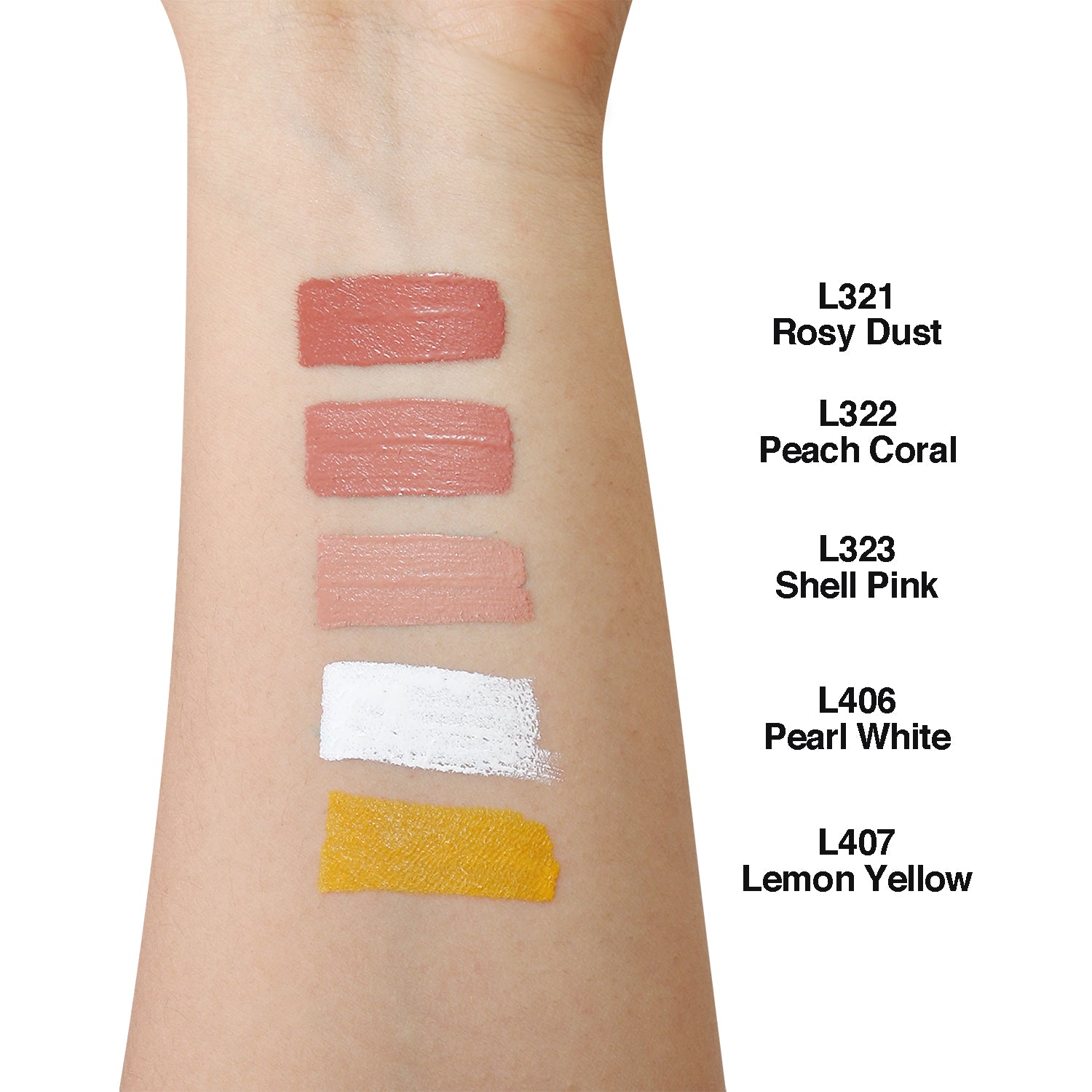 Pigments correcteurs de mélange CHUSE PMU 0,35 oz/10 ml (L406 Blanc nacré)