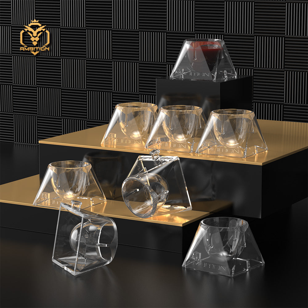 Ambition Disposable Tattoo Ink Cups with Interlocking Design (60Pcs)