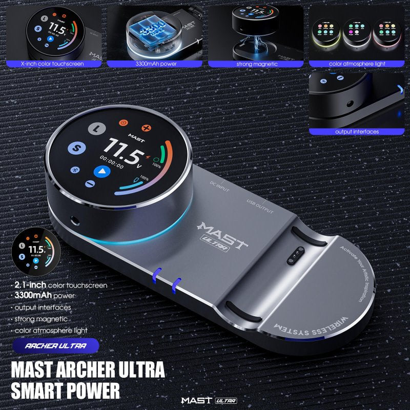 Dragonhawk Mast Archer Ultra Wireless Tattoo Pen Smart Machine with 4.5MM Stroke