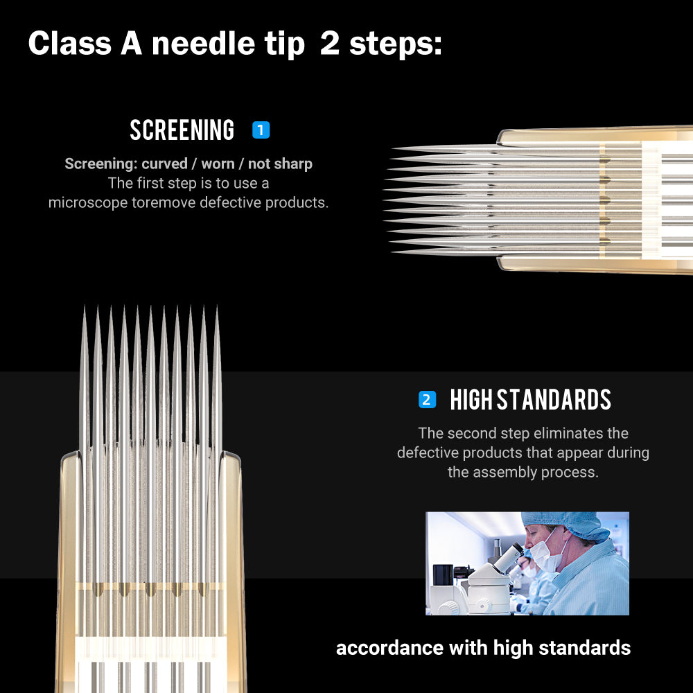 CHUSE Tattoo PMU Cartridges Needles 0.35MM Magnum (20Pcs)