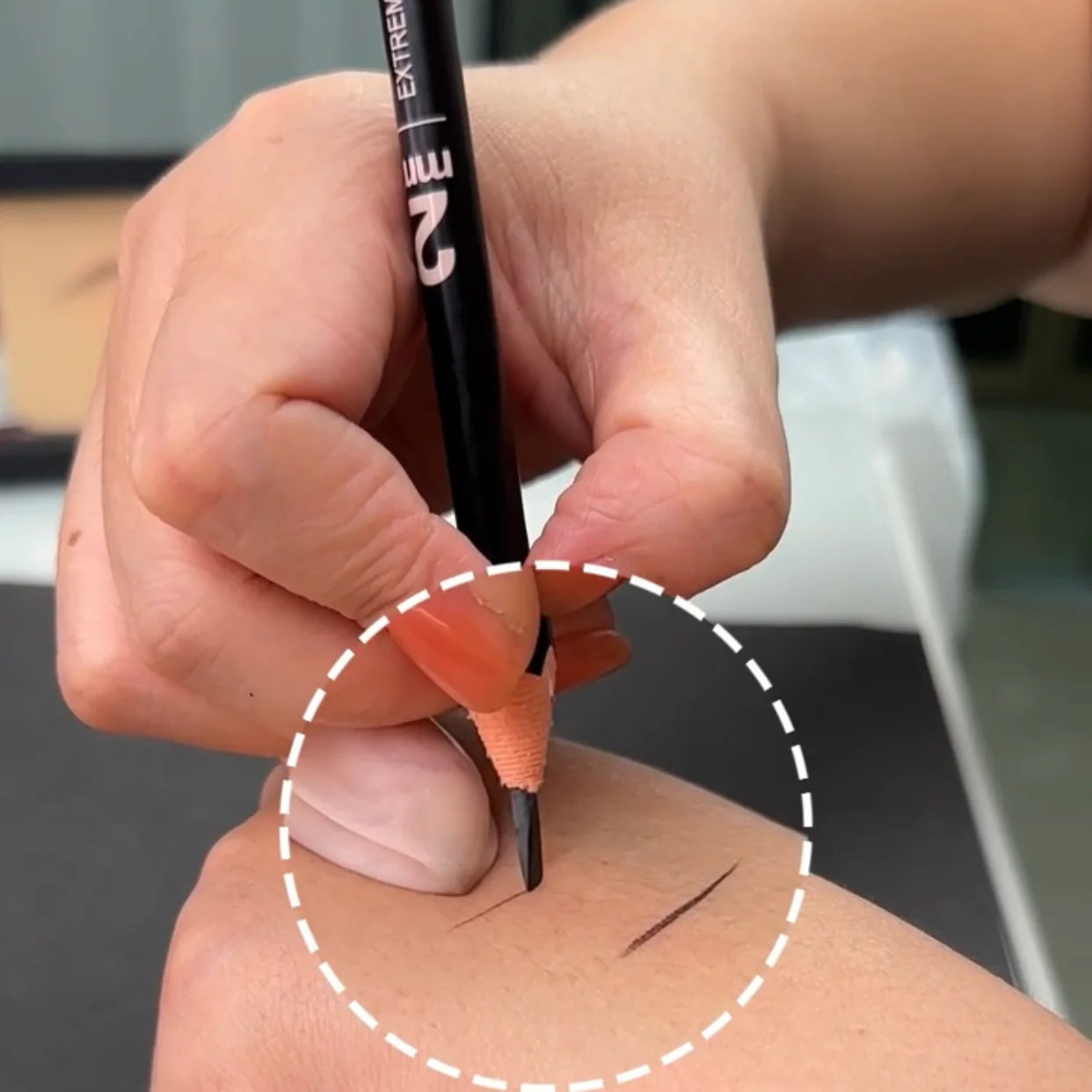 PMU Microblading Hairstroke 2mm Ultra-Slim Pencil (12Pcs)