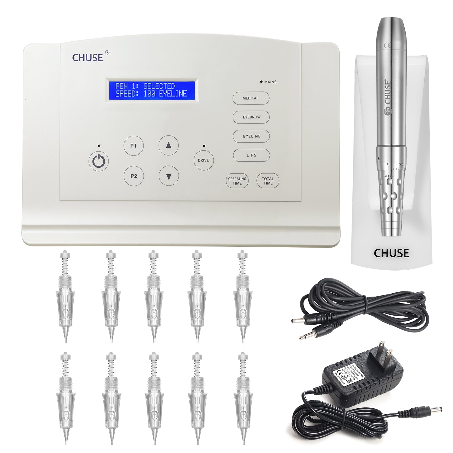 CHUSE C18 Pro Tattoo PMU Machine Kit