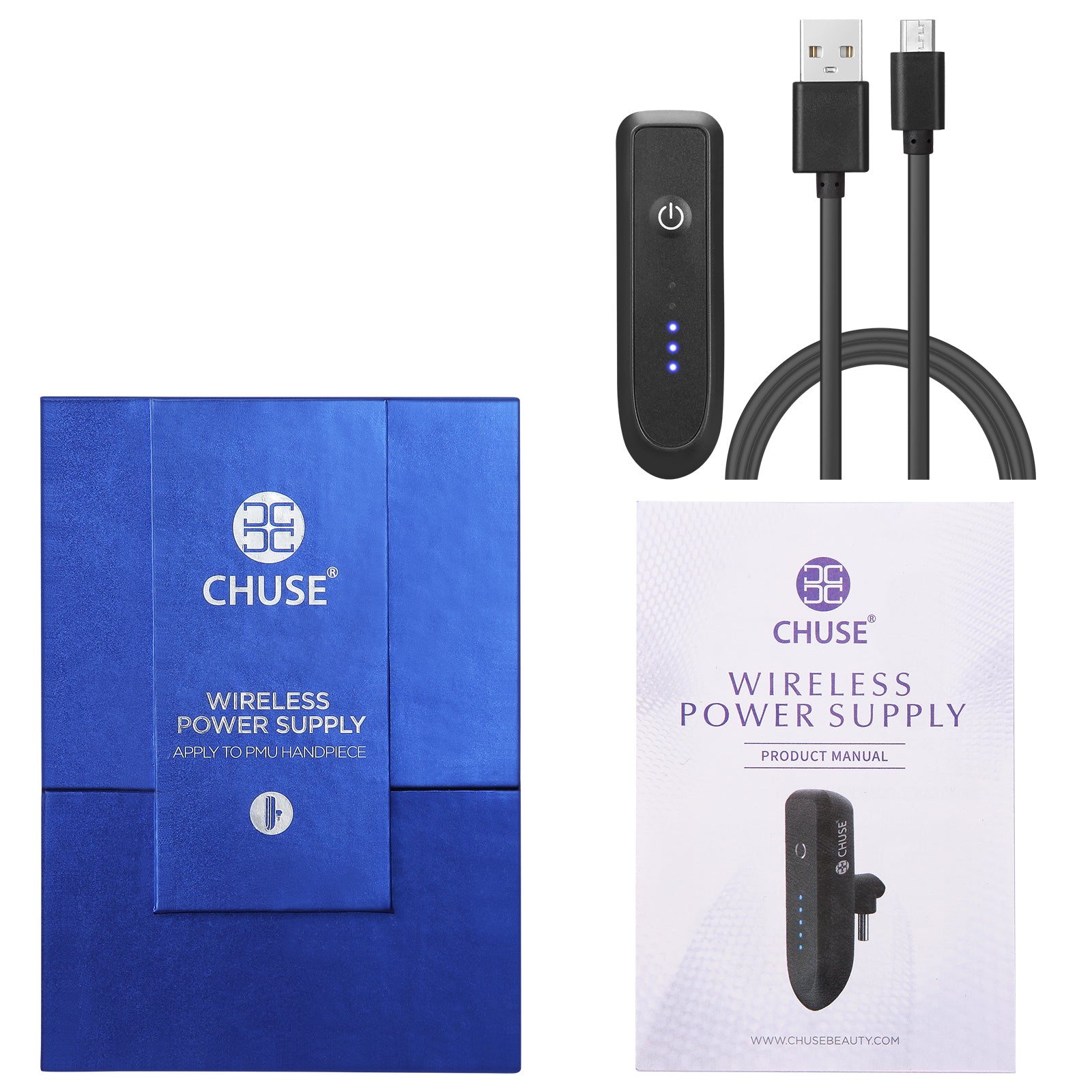 CHUSE Wireless Power Supply for P1/C18/C22 Handpiece, 3.5mm*1.5mm Interface