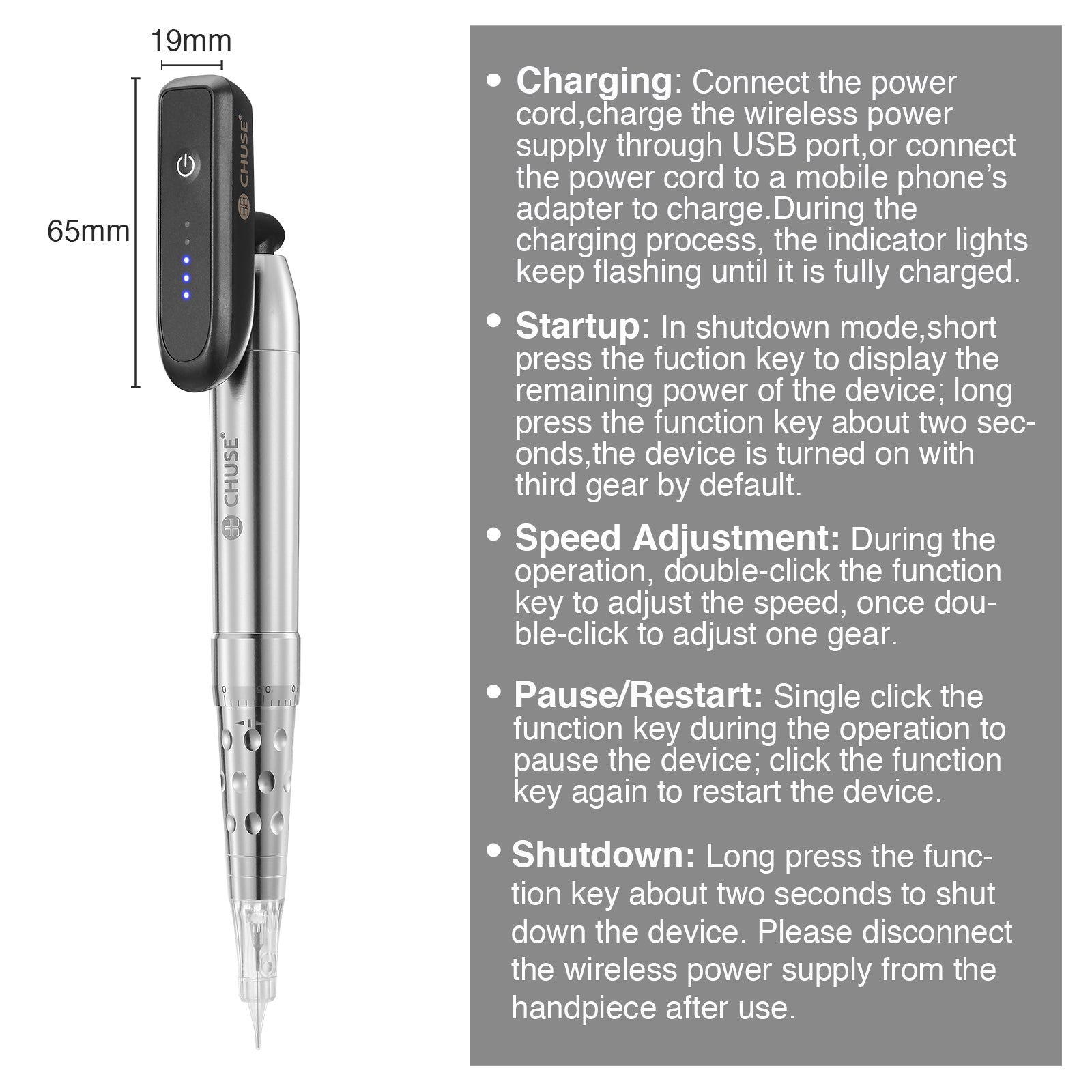 CHUSE C22/C18/P1 Wireless PMU Machine Kit