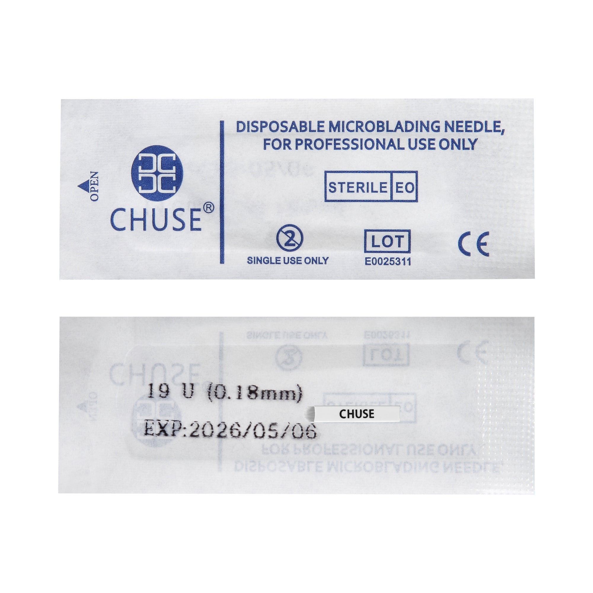 CHUSE 0.18mm 19U Mircoblading Needles (50Pcs)