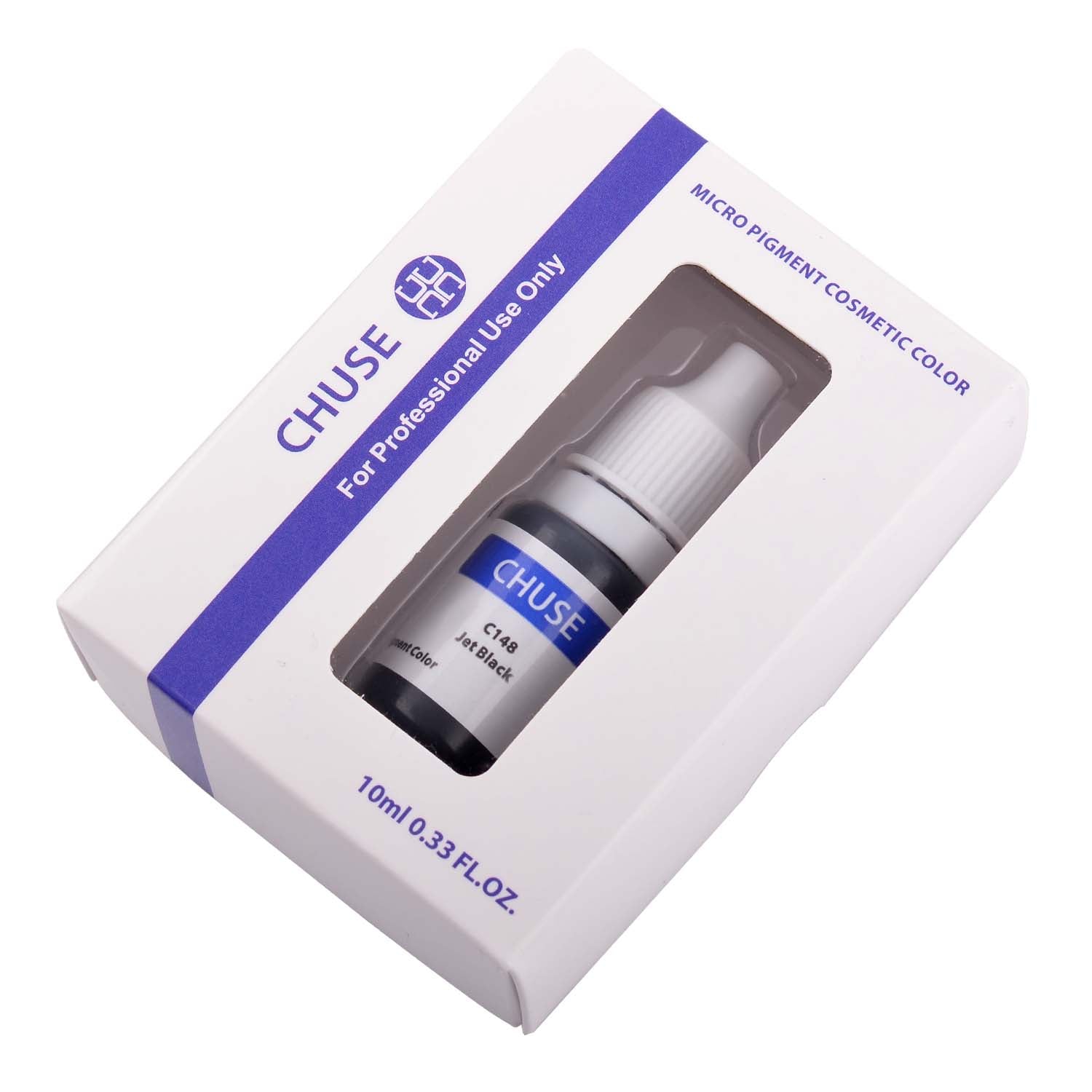 CHUSE PMU Eyeliner-Pigmente 0,35 oz/10ml (C148 Tiefschwarz)
