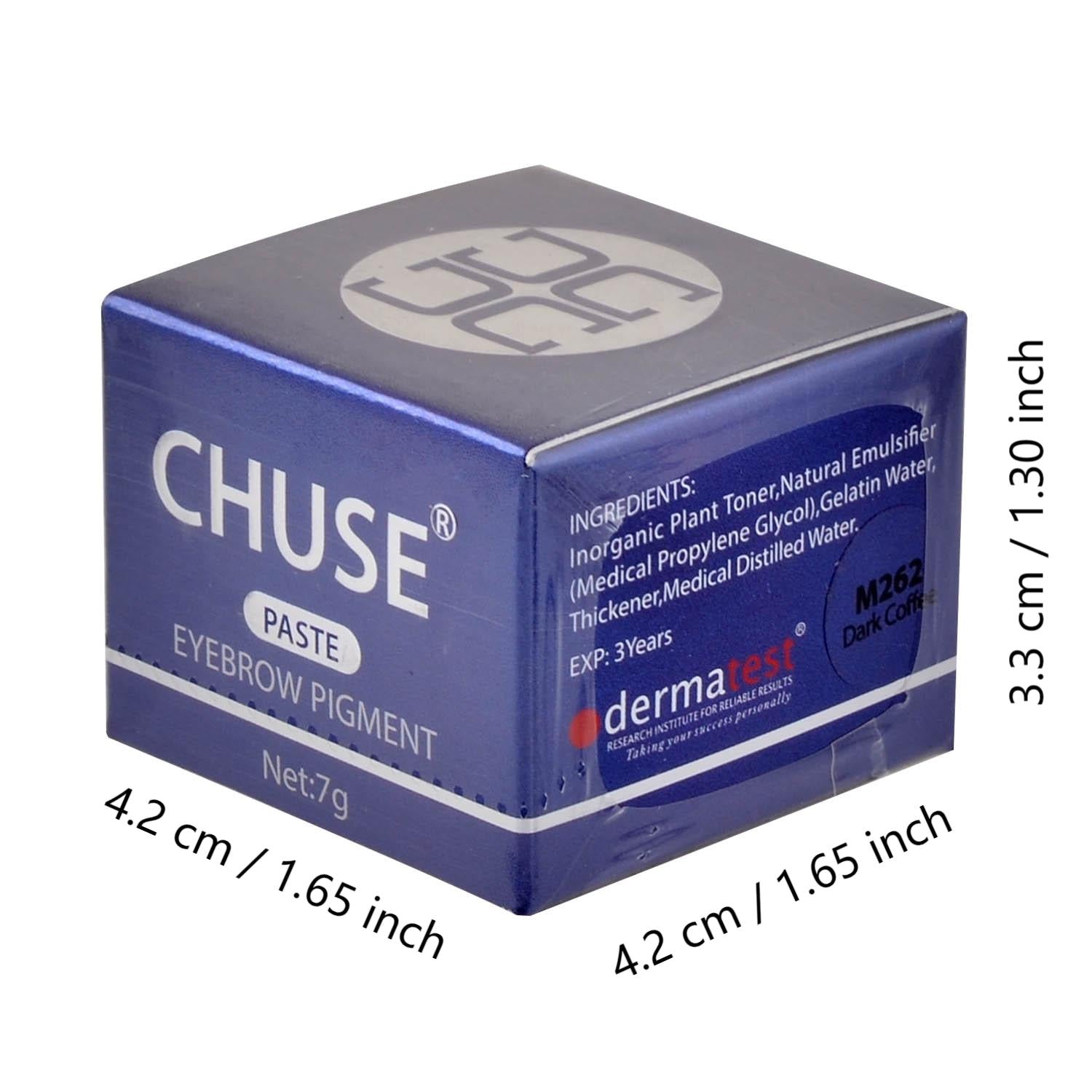 CHUSE 7g Paste Eyebrow Pigments (M262 Dark Coffee)