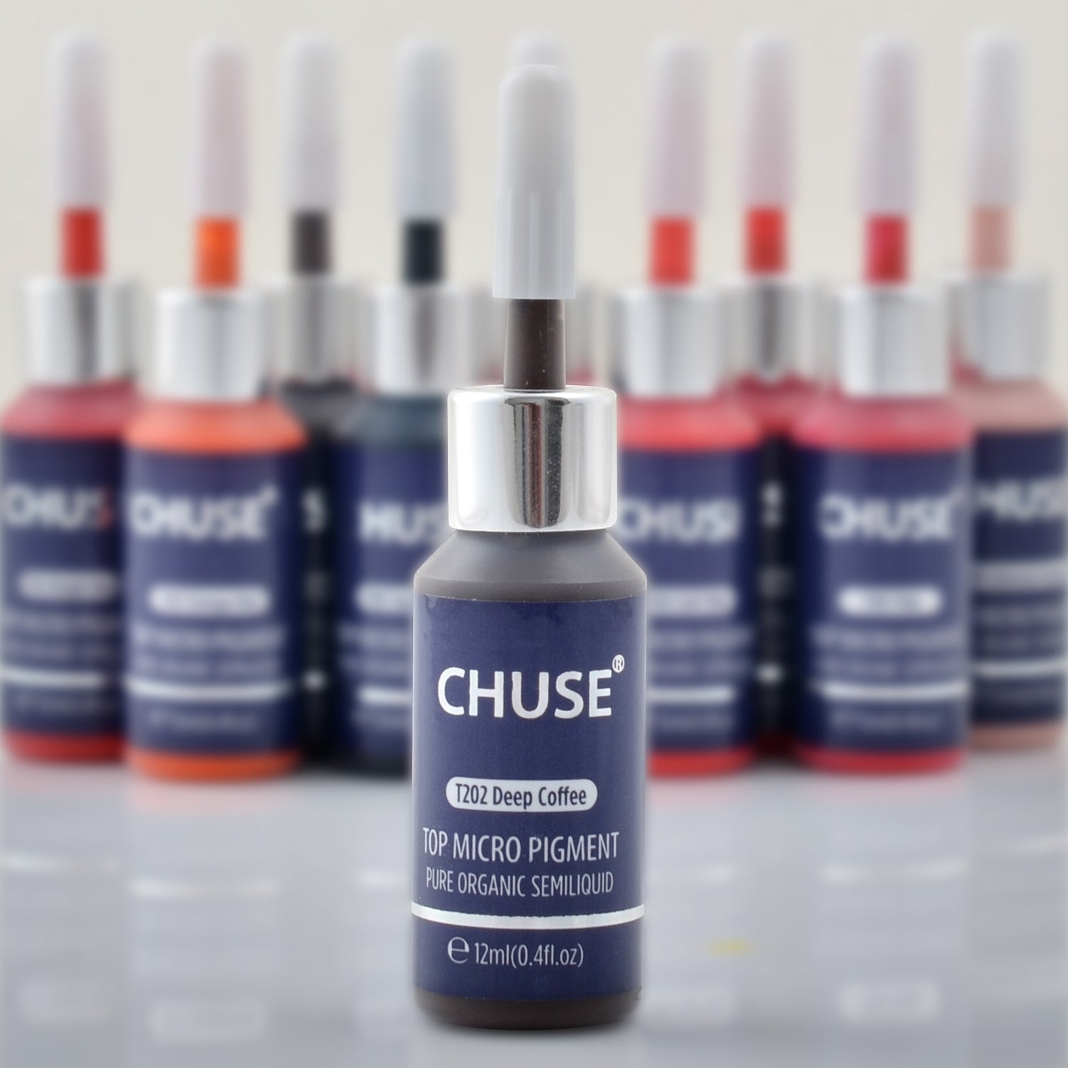 CHUSE PMU Augenbrauenpigmente 0,4 oz/12ml (T202 Deep Coffee)