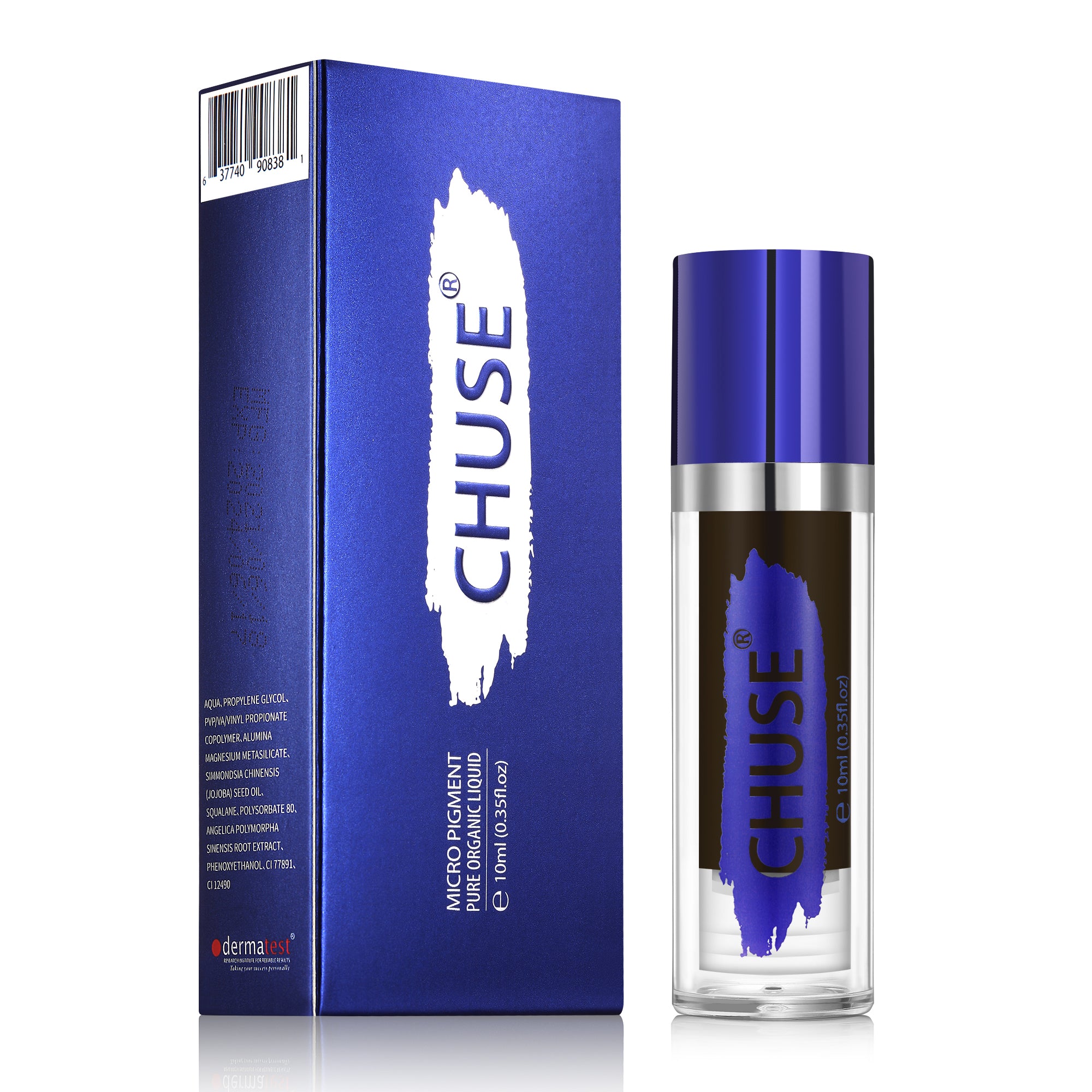 CHUSE PMU Augenbrauenpigmente 0,35 oz/10ml (L211 Schwarzbraun)
