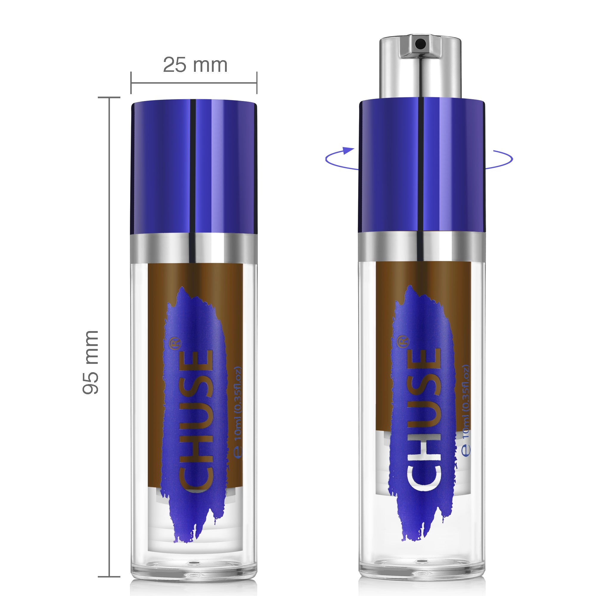 CHUSE PMU Augenbrauenpigmente 0,35 oz/10ml (L214 Hellbraun)