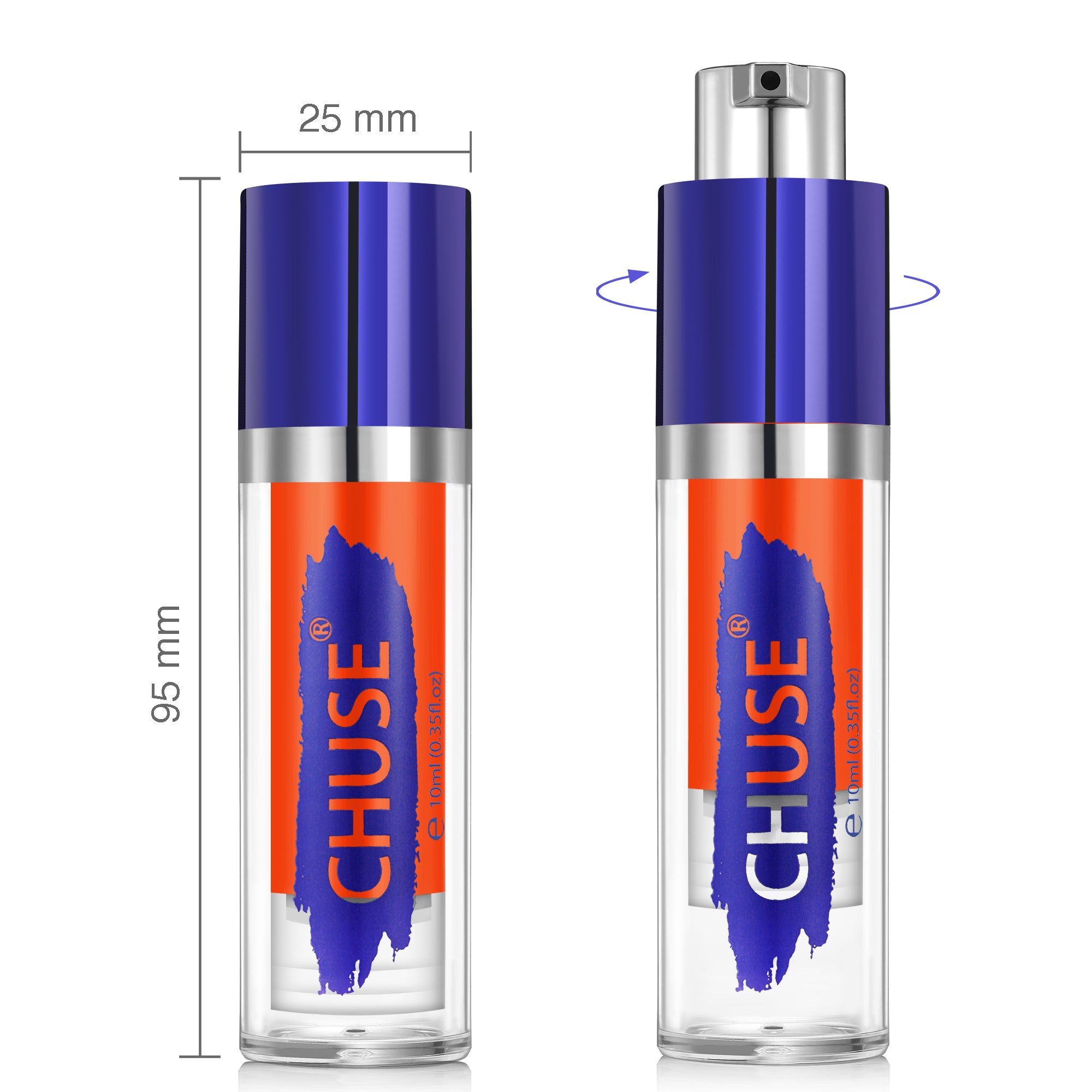 CHUSE PMU Lip Pigments 0.35oz/10ml (L304 Orange Red)