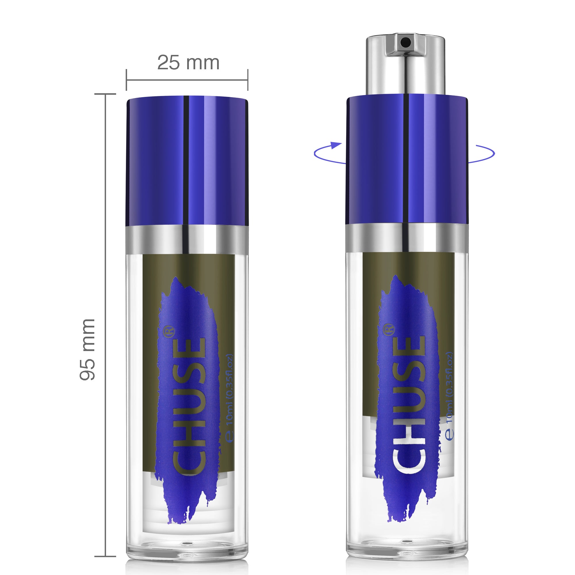 CHUSE PMU Mixing Corrector Pigments 0.35oz/10ml (L404 Green Coffee)