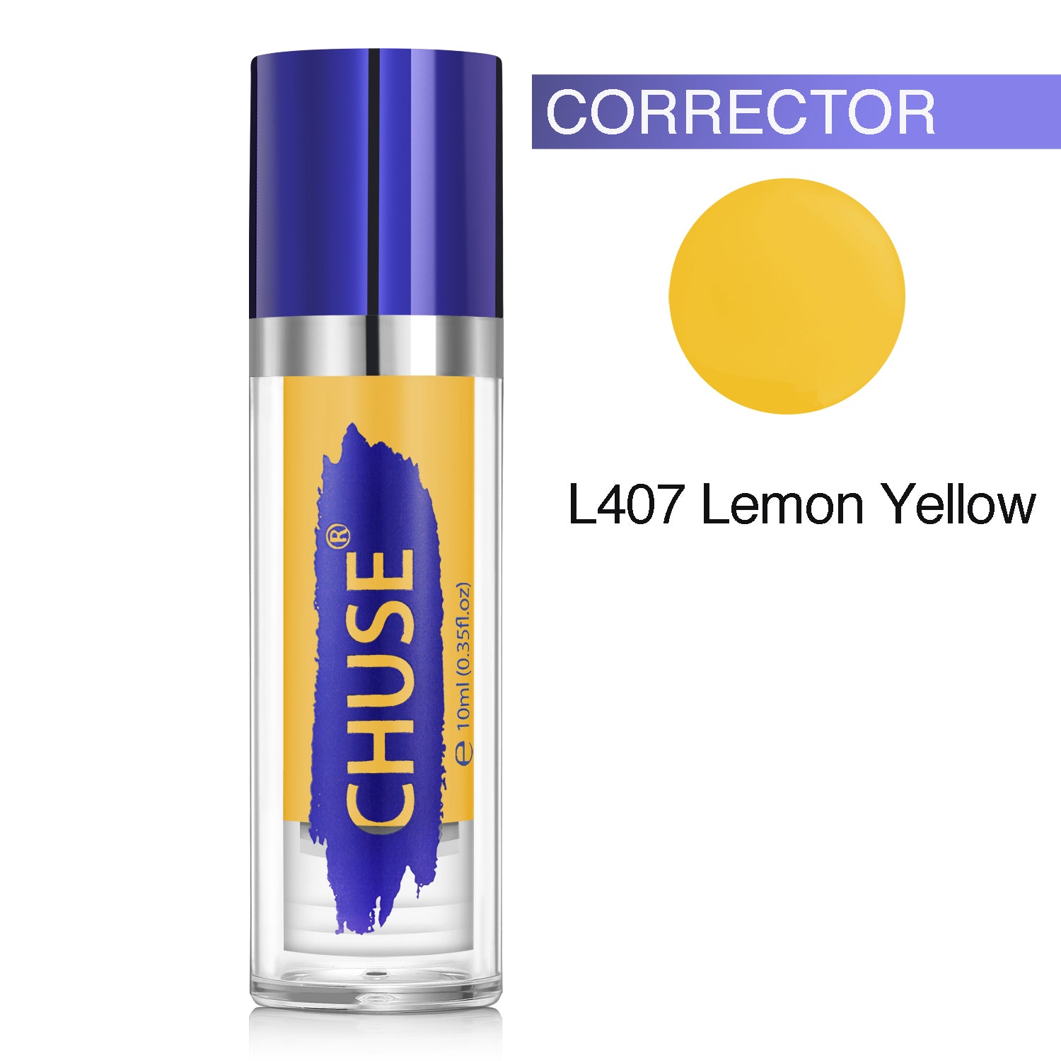 Pigments correcteurs de mélange CHUSE PMU 0,35 oz/10 ml (L407 Jaune citron)