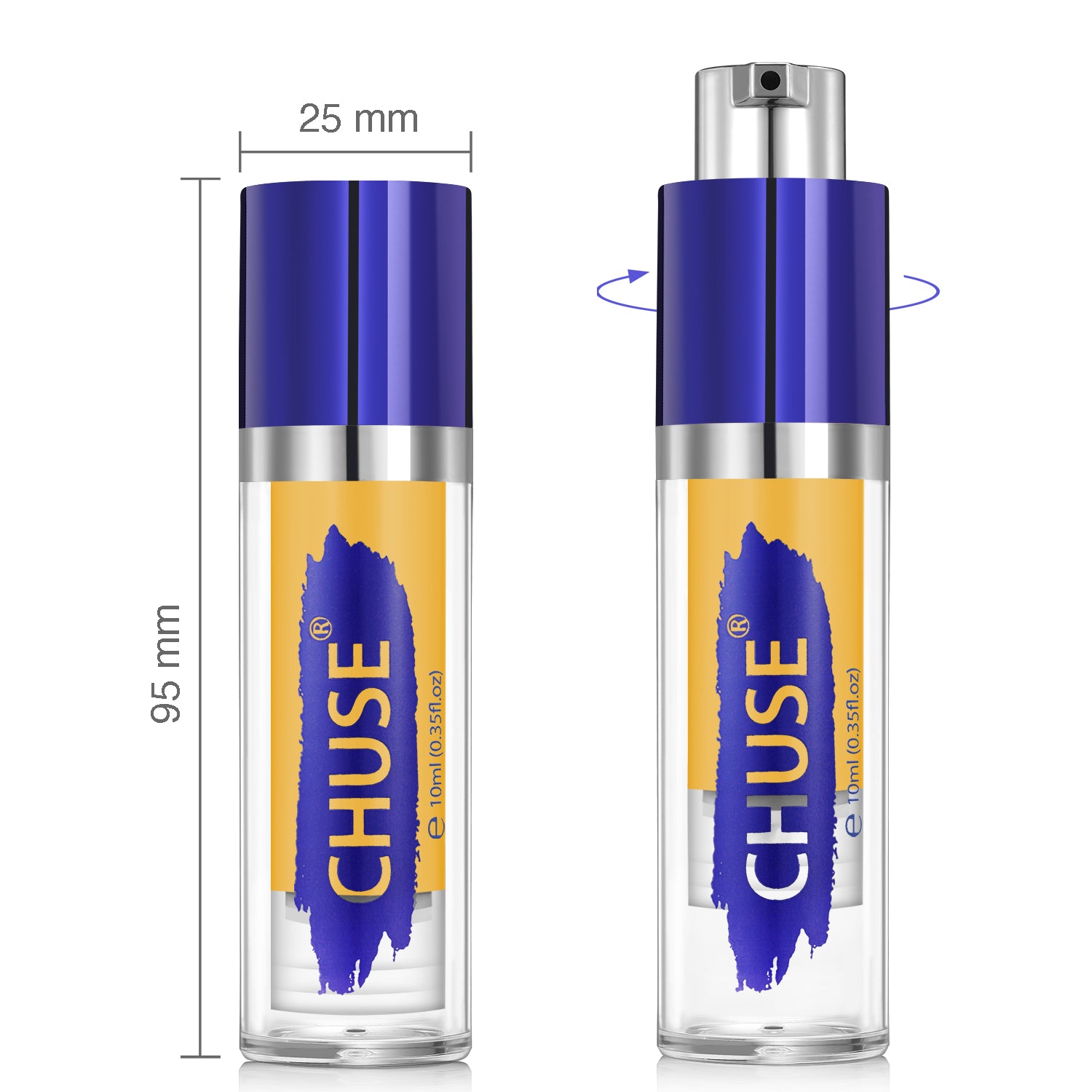 Pigments correcteurs de mélange CHUSE PMU 0,35 oz/10 ml (L407 Jaune citron)