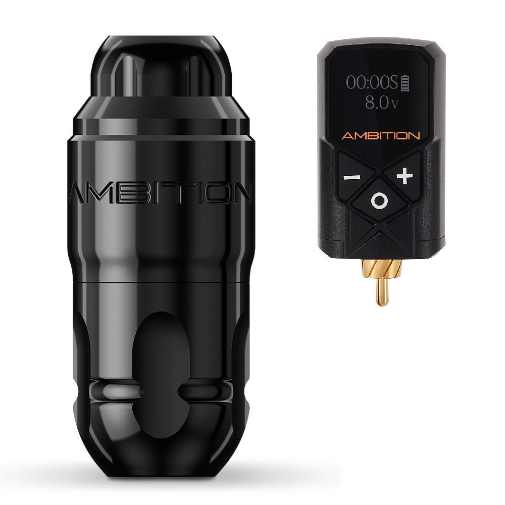 Ambition Lutin Wireless Tattoo Machine Short Pen Kit