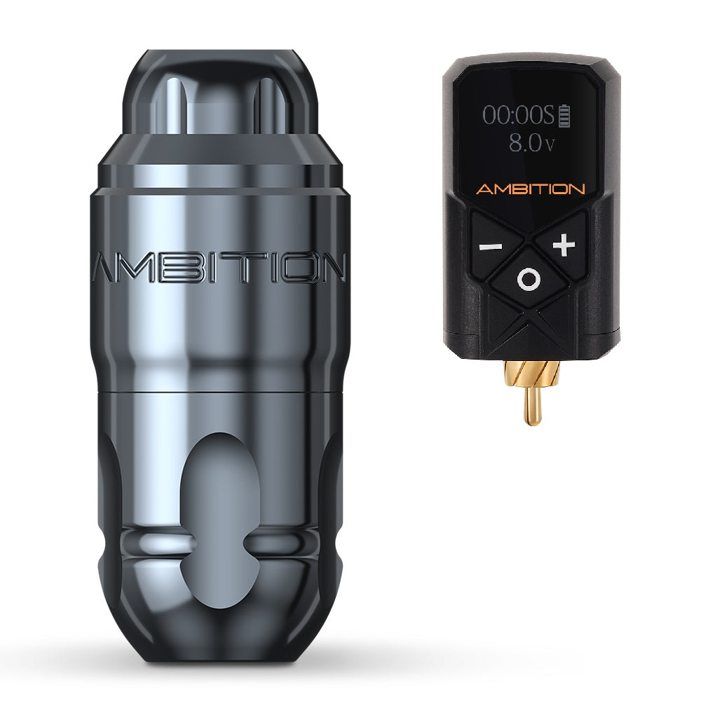 Ambition Lutin Wireless Tattoo Machine Short Pen Kit