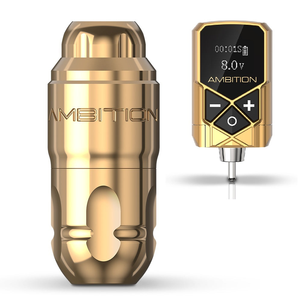 Ambition Lutin Wireless Tattoo Machine Short Pen Kit