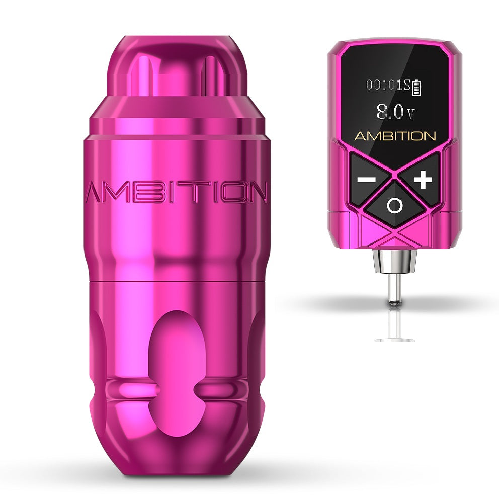 Ambition Lutin Wireless Tattoo Machine Short Pen Kit