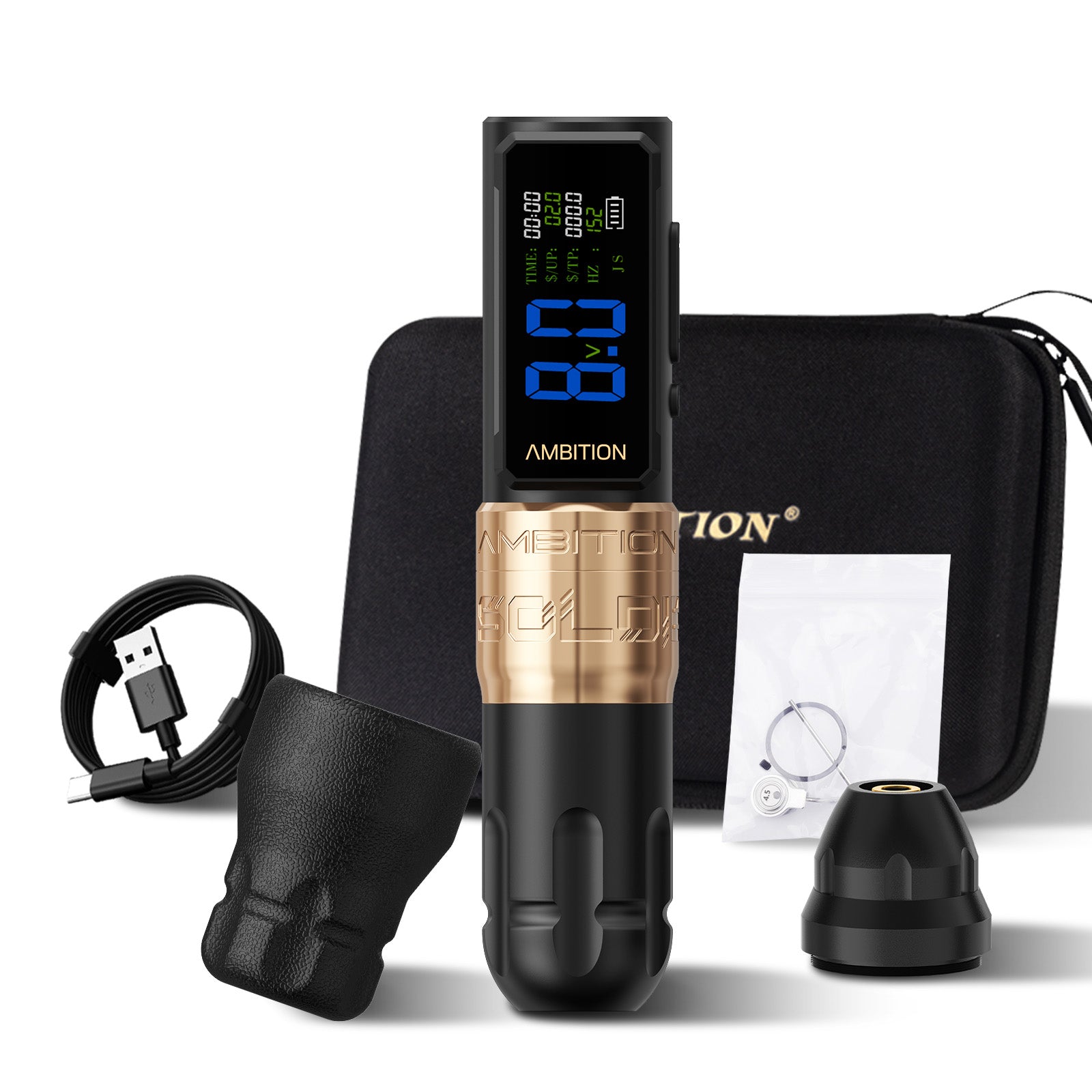 Ambition Soldier270S Stroke 4.5+5.0mm Wireless Tattoo Machine