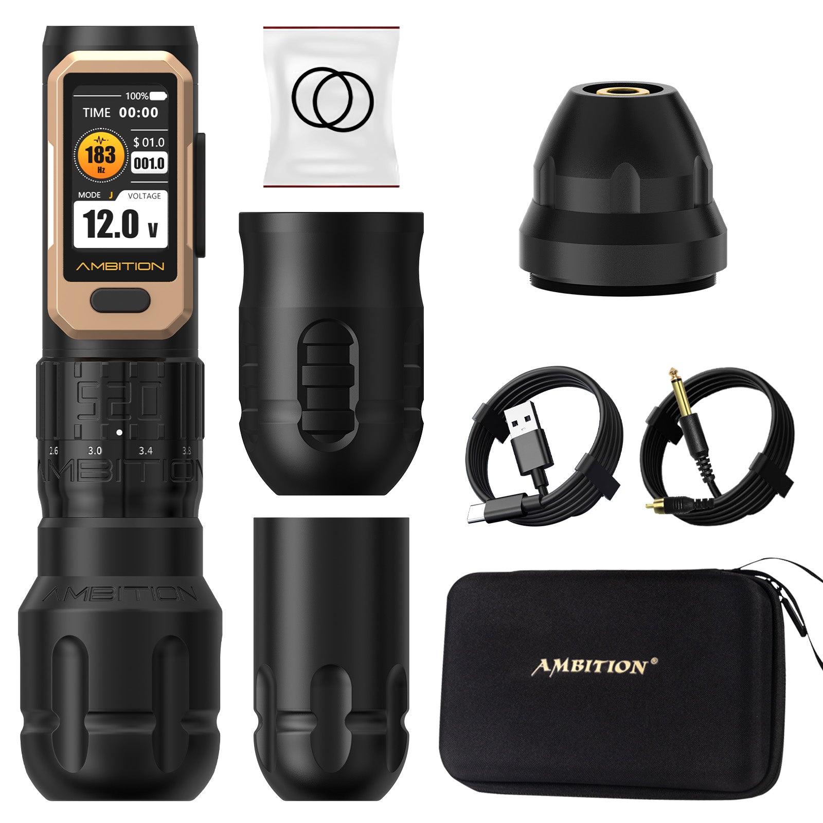 Ambition Soldier Pro 520 Wireless Tattoo PMU Machine