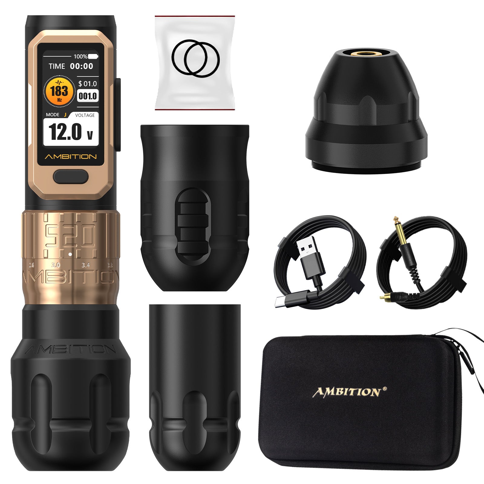 Ambition Soldier Pro 520 Wireless Tattoo PMU Machine