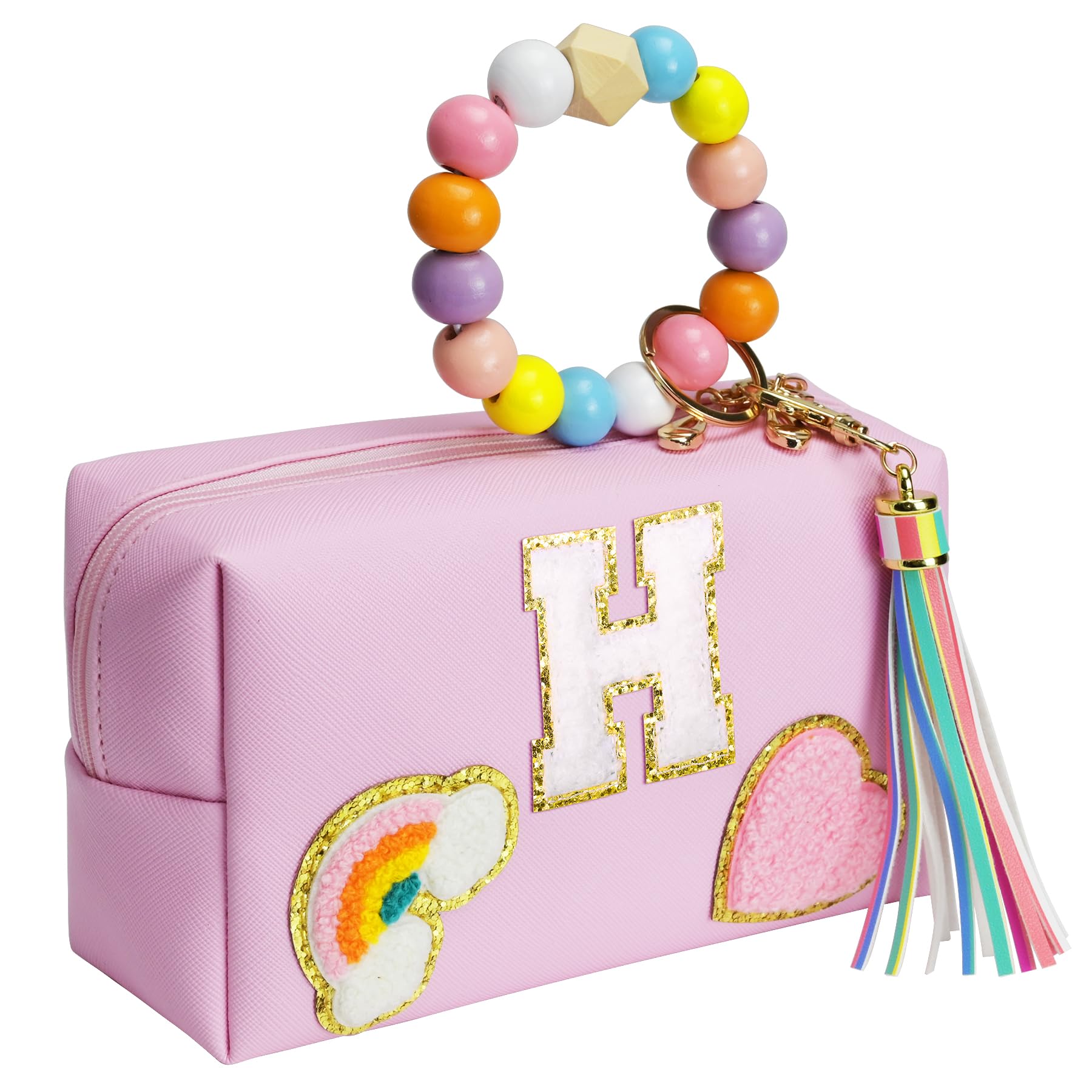 Birthday Gifts for Kids 4 5 6 7 8 9 10 11 12 year Old, Girl gifts Skin Care, Letter Pouch Cosmetic Toiletry Bag, Personalized Gift for Girl, Gift Bags