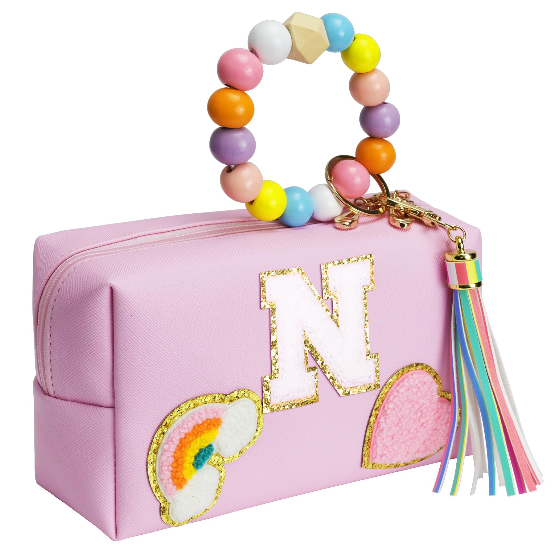 Birthday Gifts for Kids 4 5 6 7 8 9 10 11 12 year Old, Girl gifts Skin Care, Letter Pouch Cosmetic Toiletry Bag, Personalized Gift for Girl, Gift Bags