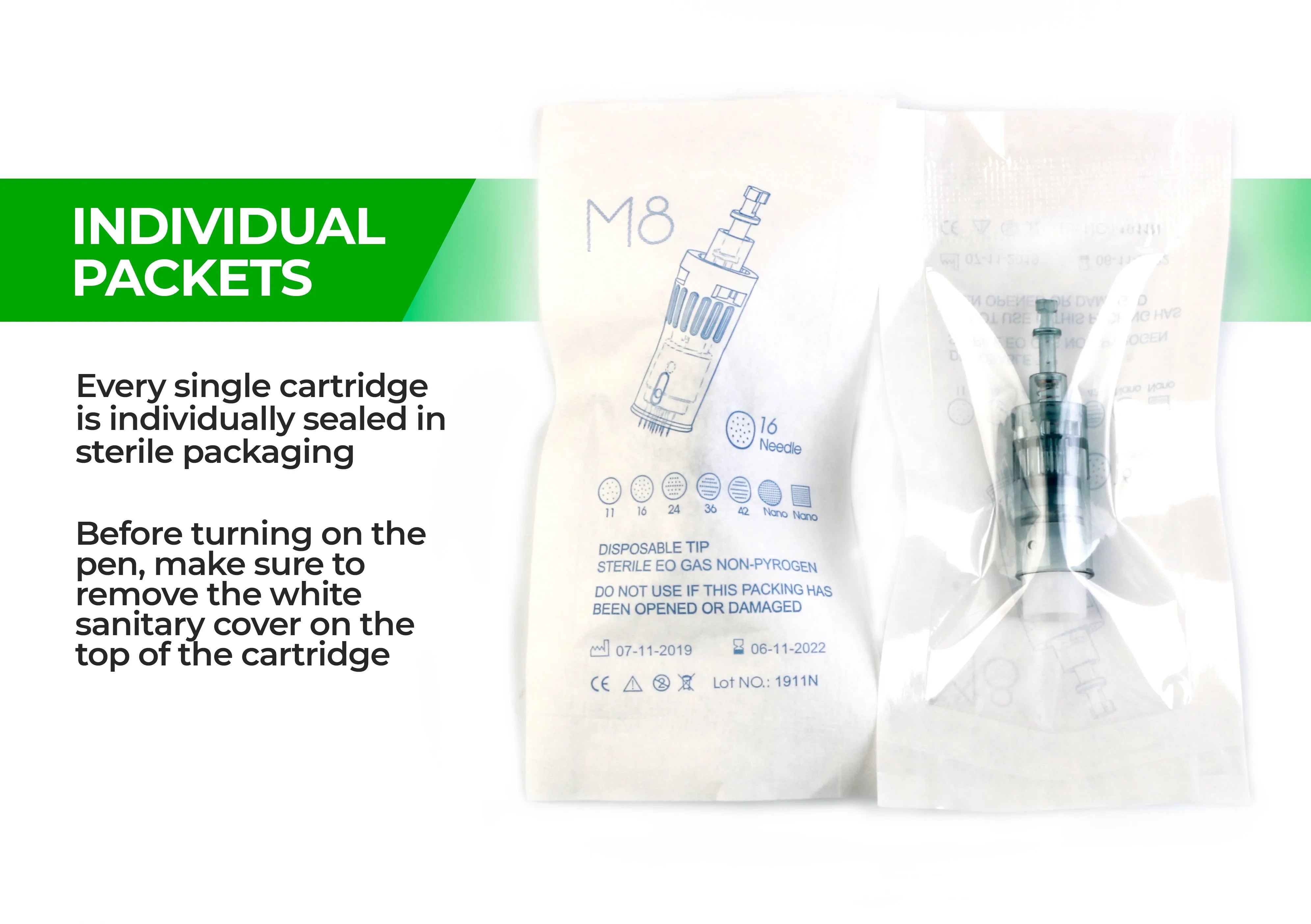 Dr.Pen M8/M7S Cartridges Needles (10Pcs)