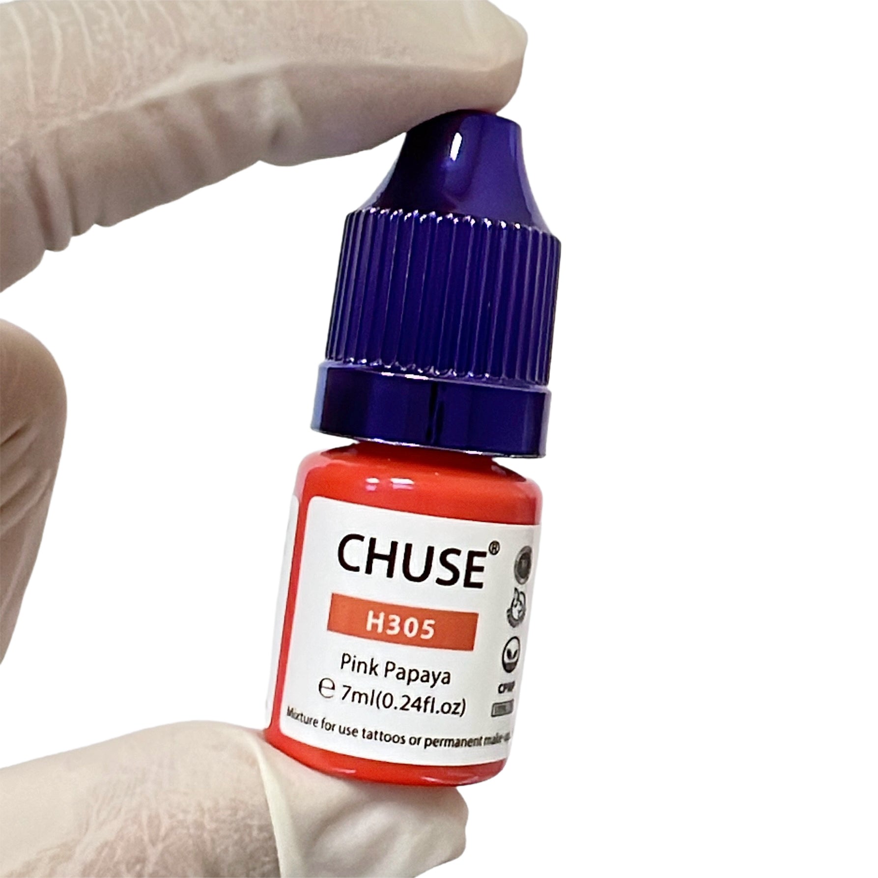 CHUSE PMU Hybrid Liquid Lips Pigments Shades 0.24oz/7ml (H305 Pink Papaya)