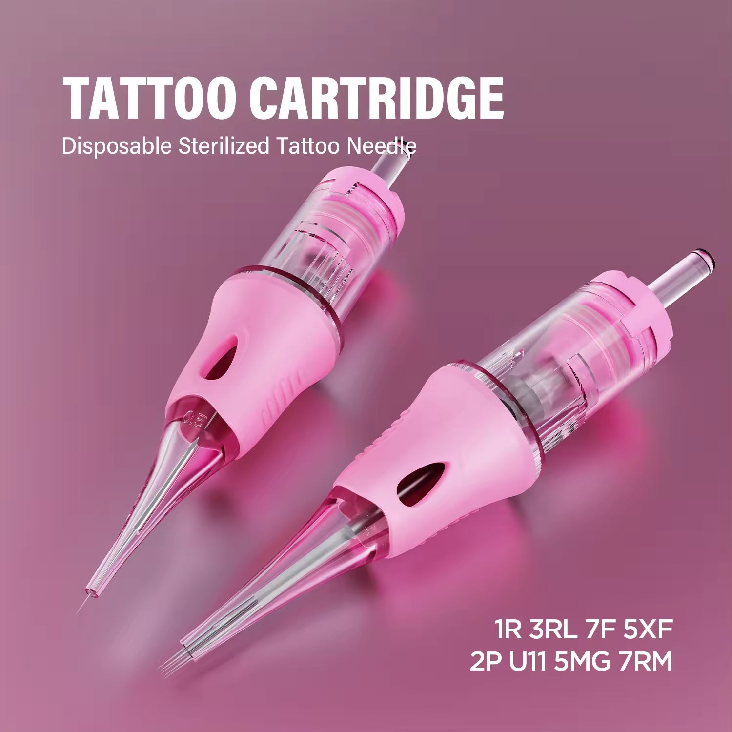 CHUSE V6 Pink Tattoo PMU Cartridges Needles (10Pcs)