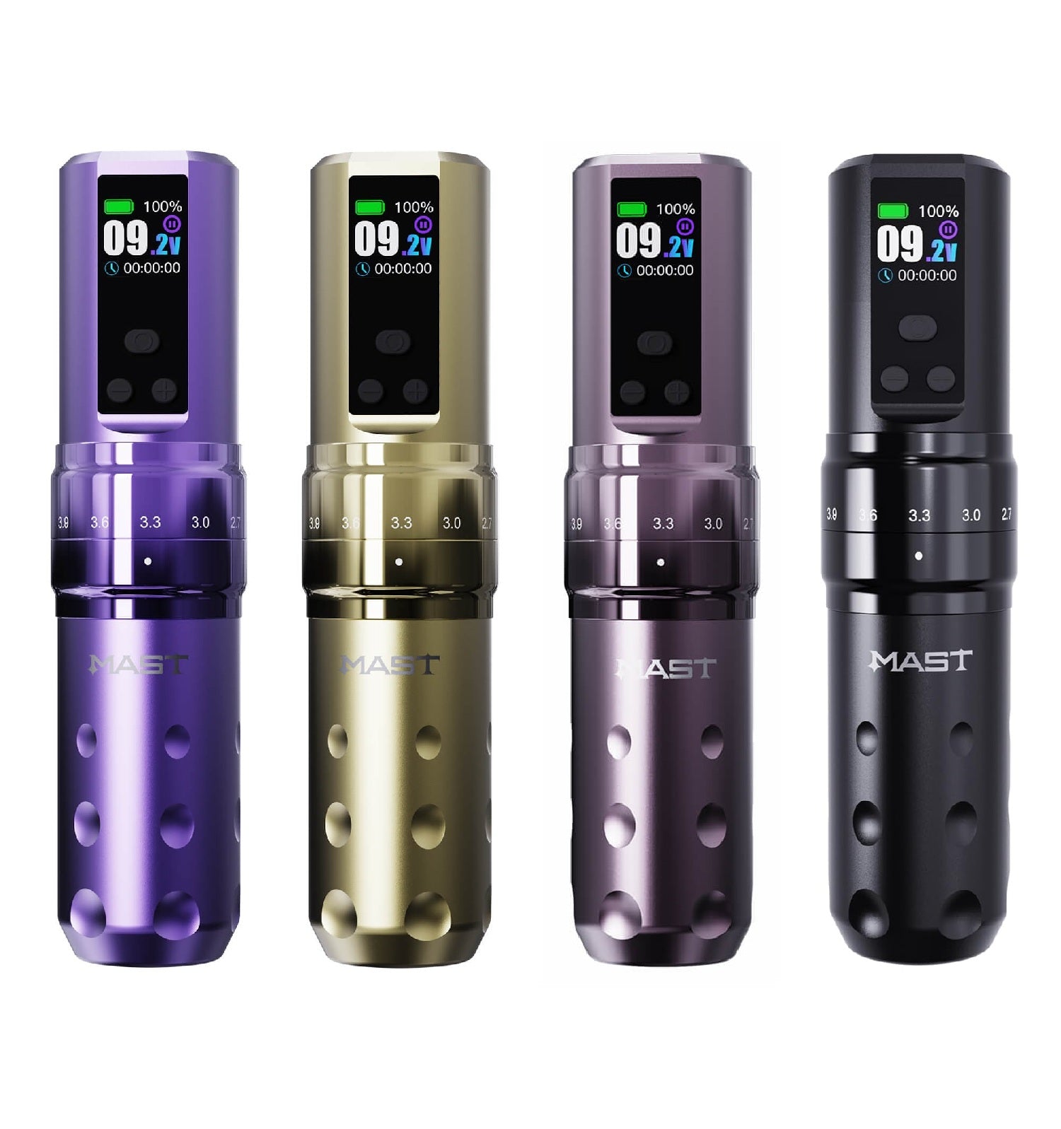 Dragonhawk Mast Fold2 Pro Wireless Tattoo Pen Machine 2.4-4.2MM Strokes Length