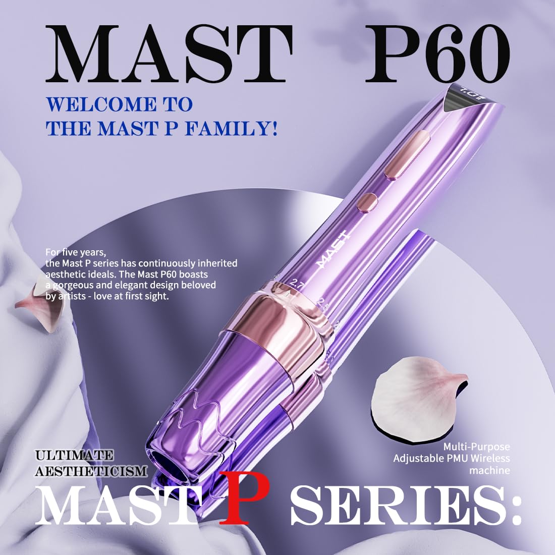 Mast P60 Wireless Tattoo PMU Machine