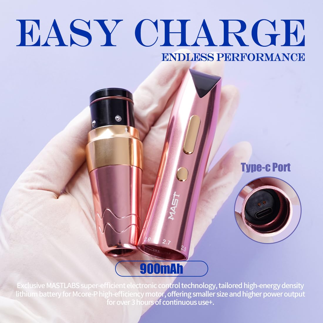 Mast P60 Wireless Tattoo PMU Machine