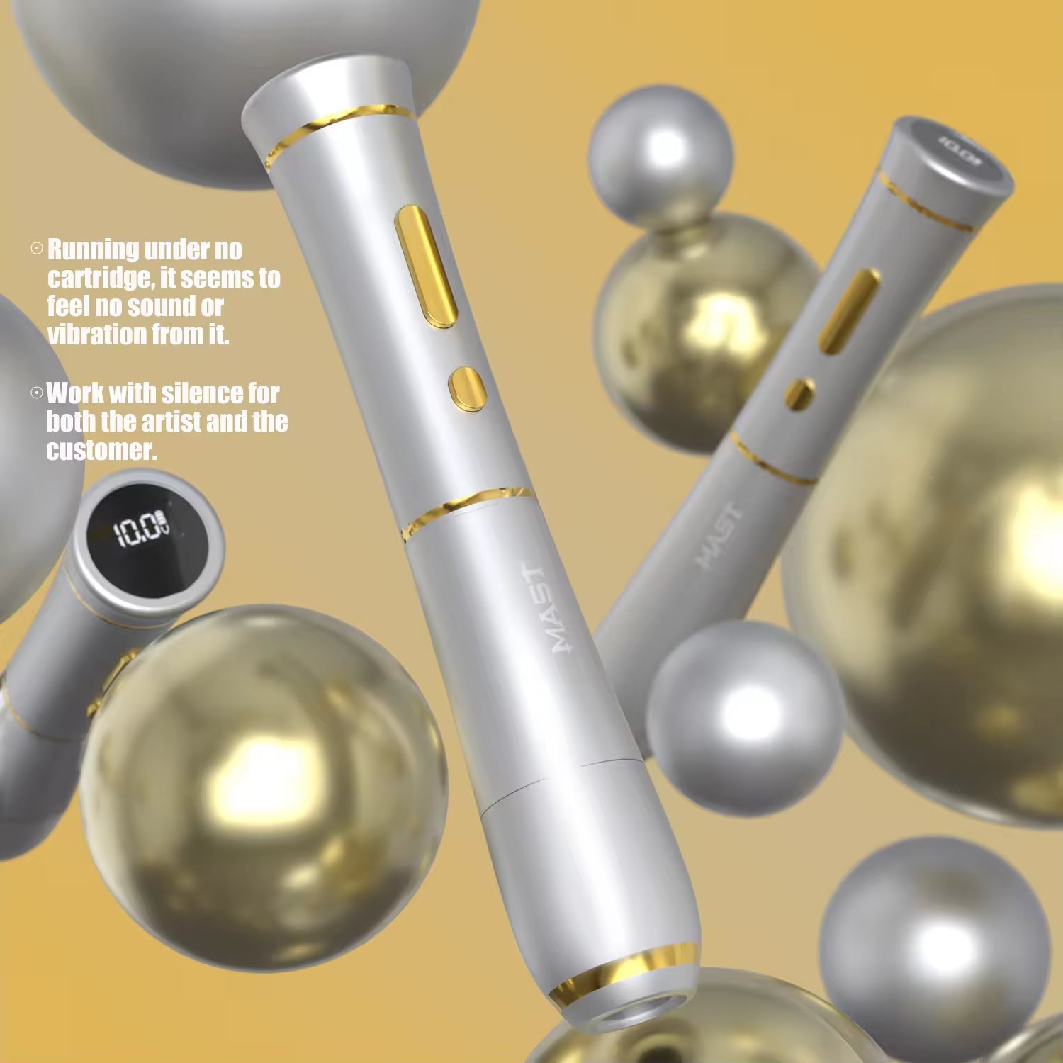 Dragonhawk Mast P40 Wireless Tattoo Pen Machine with 2.5MM Stroke Permanent makeup