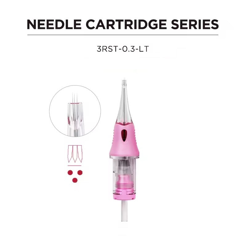 Cartouches d'aiguilles de tatouage PMU CHUSE V6 Pink (10 pièces)