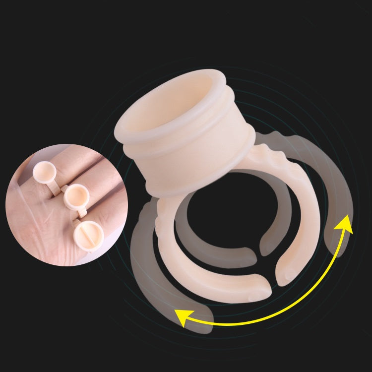Disposable Tattoo/PMU Pigment Silicone Ring Cups (100Pcs)