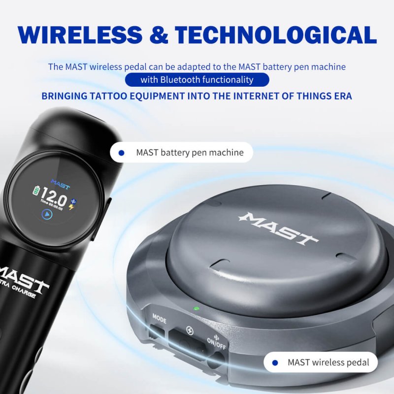 Mast Wireless Foot Pedal