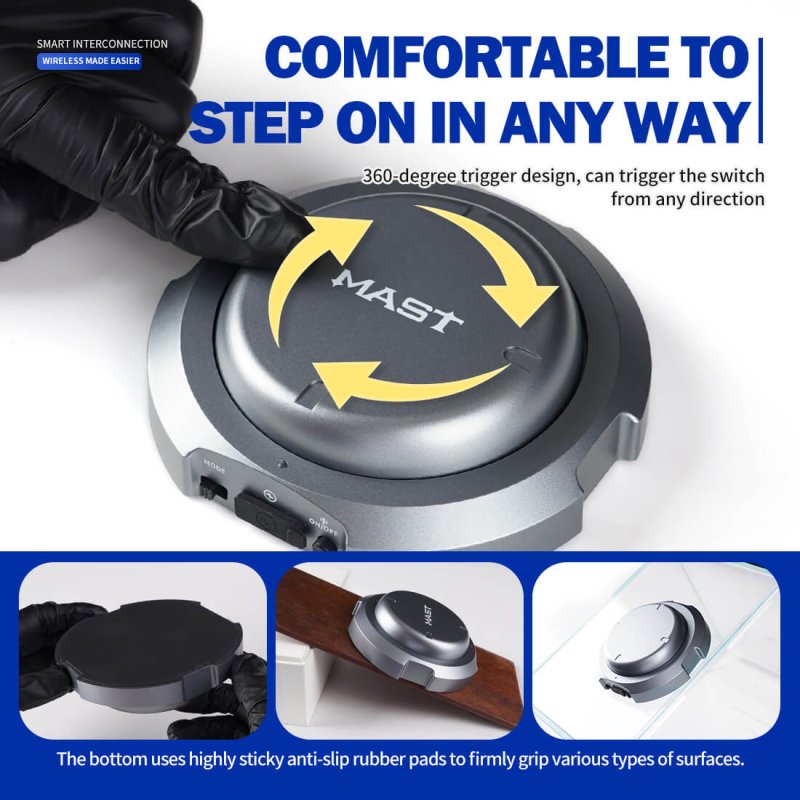 Mast Wireless Foot Pedal
