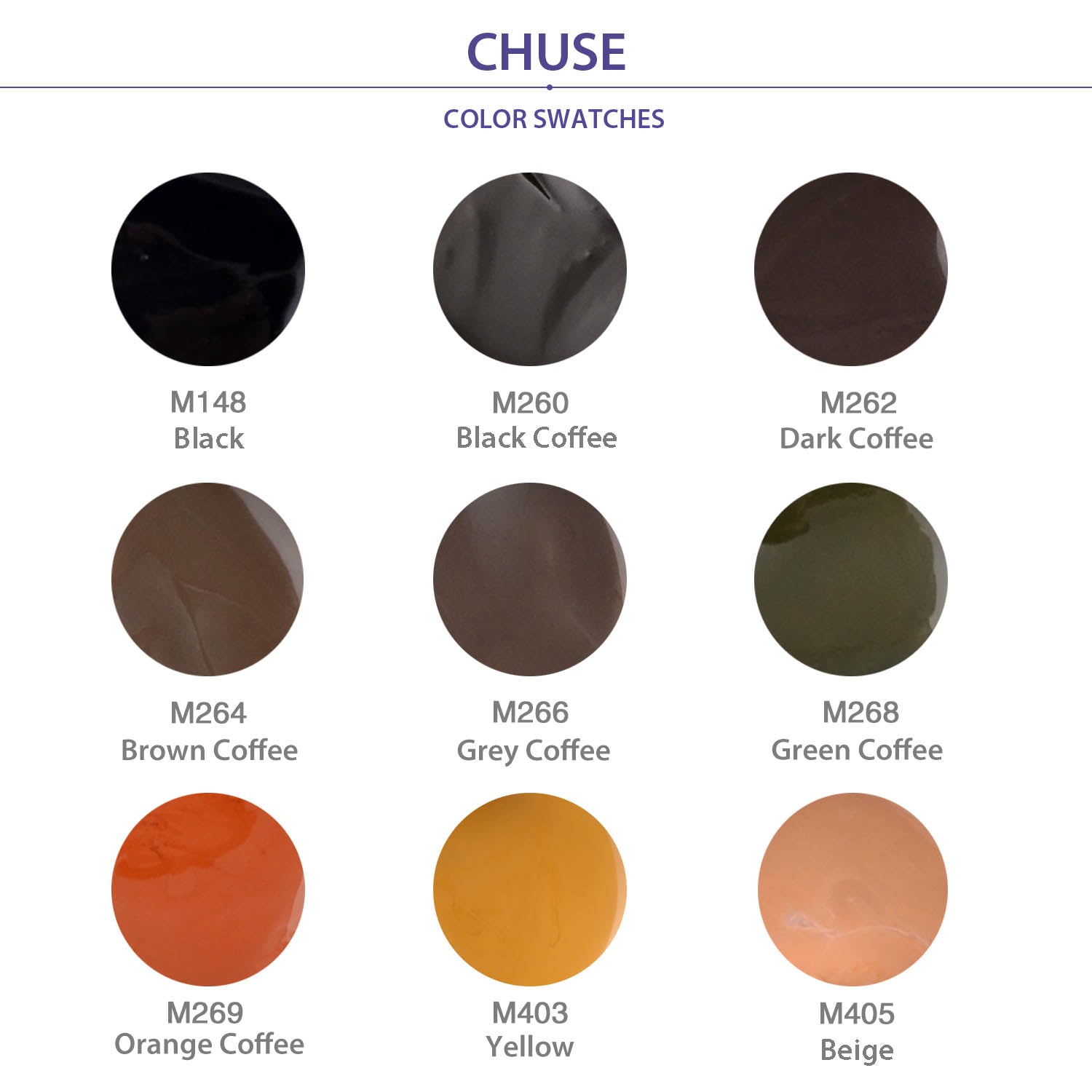 CHUSE 7g Paste Eyebrow Pigments (M264 Brown Coffee)