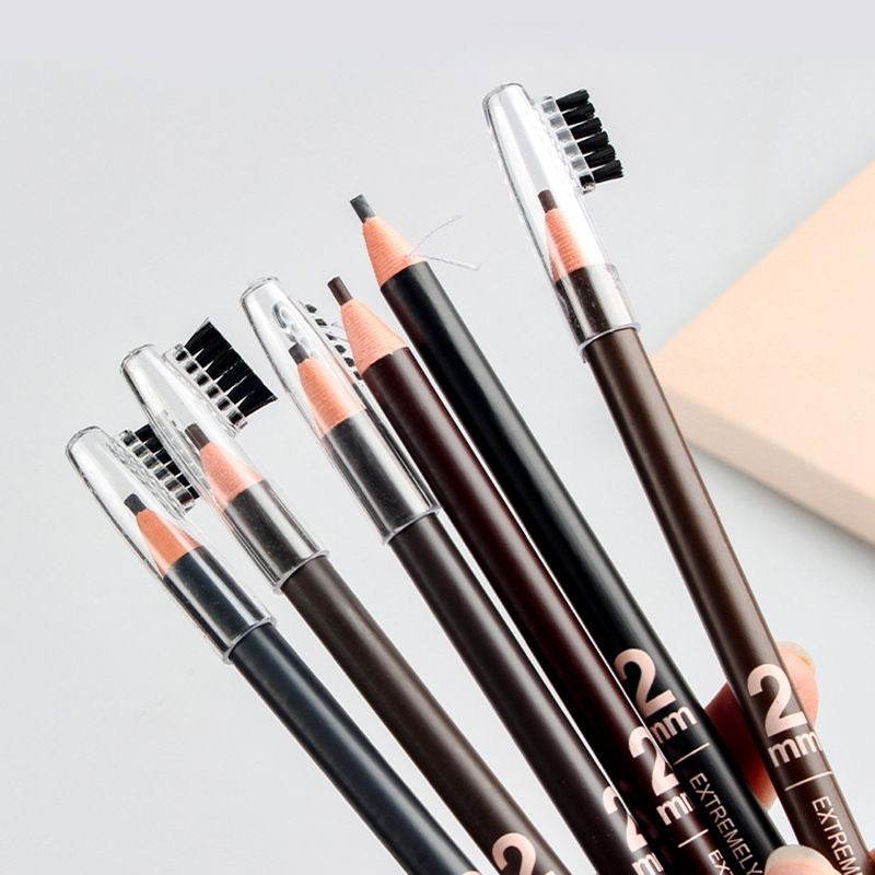 PMU Microblading Hairstroke 2mm Ultra-Slim Pencil – Black Color (12pcs/Box)