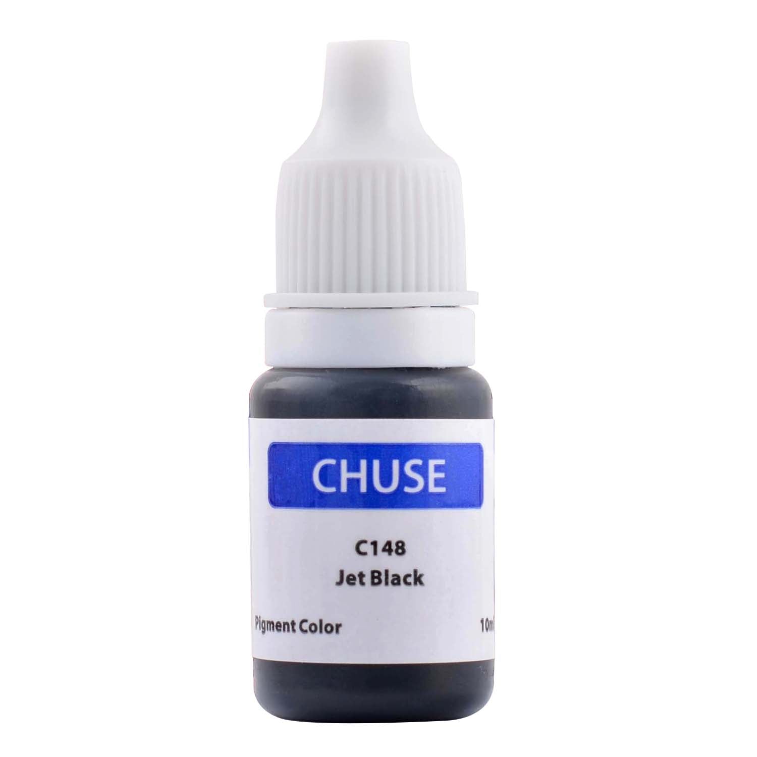 Pigments pour eye-liner CHUSE PMU 0,35 oz/10 ml (C148 Noir de jais) 