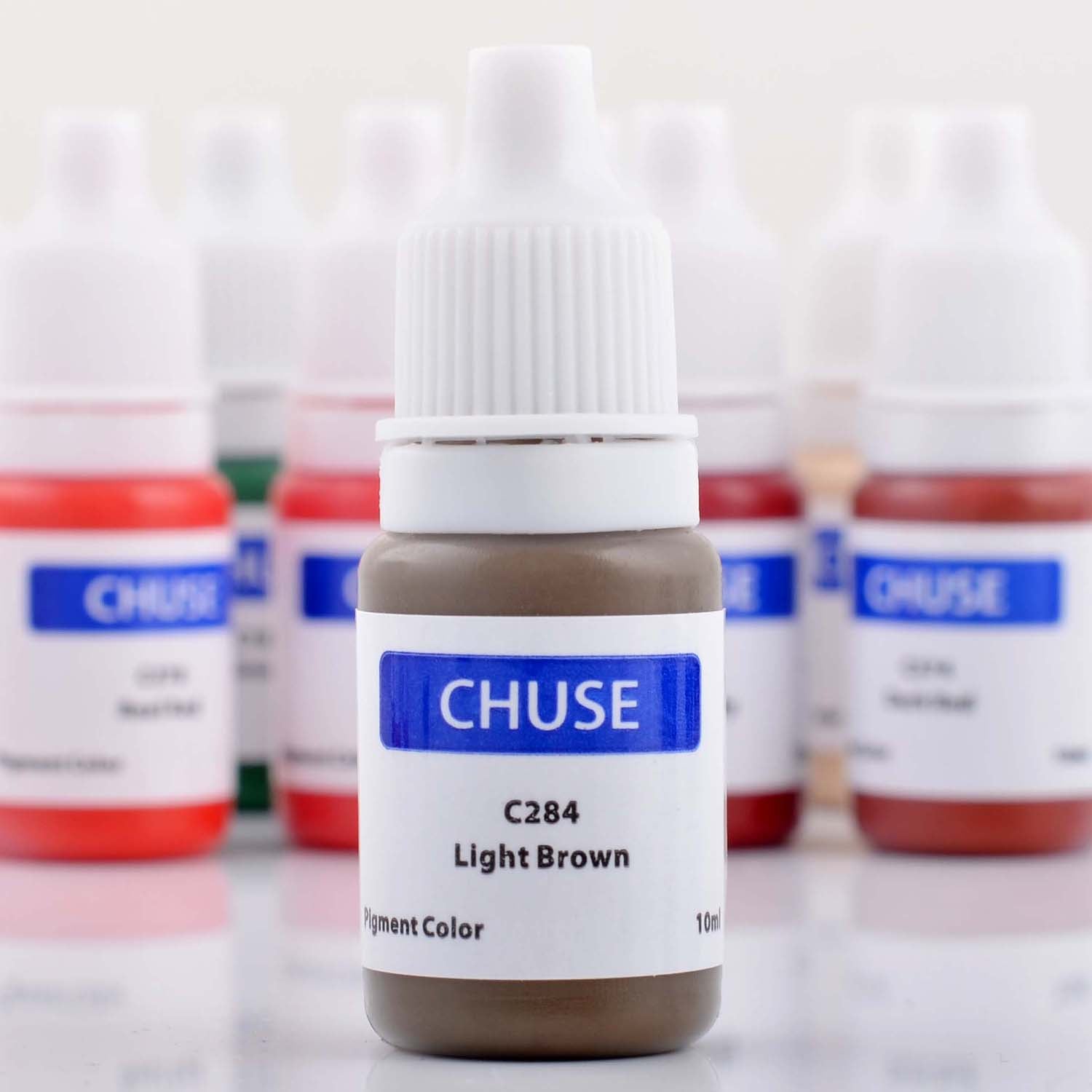 Pigments pour sourcils CHUSE PMU 0,35 oz/10 ml (C284 Brun clair) 