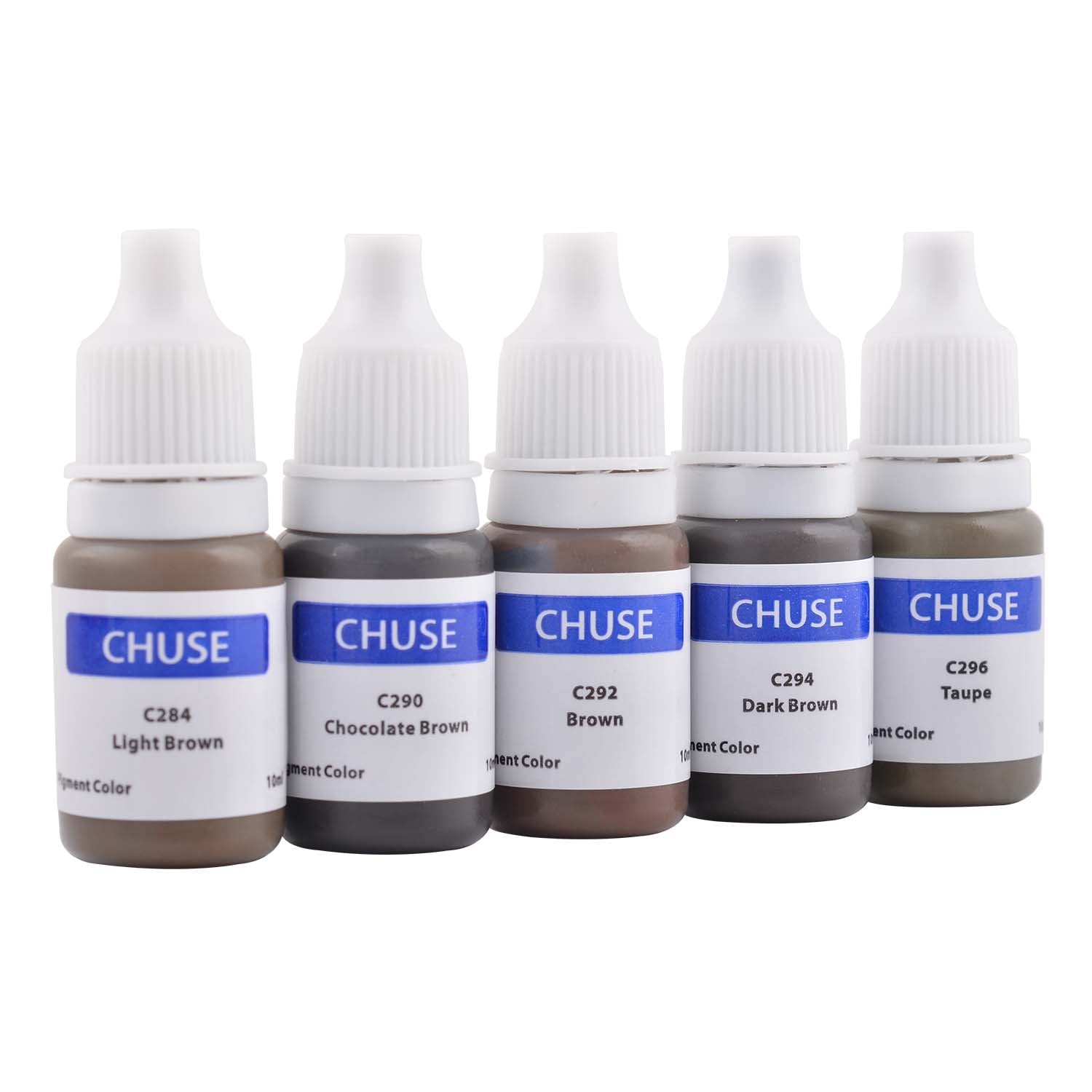 Pigments pour sourcils CHUSE PMU 0,35 oz/10 ml (C290 Brun chocolat) 