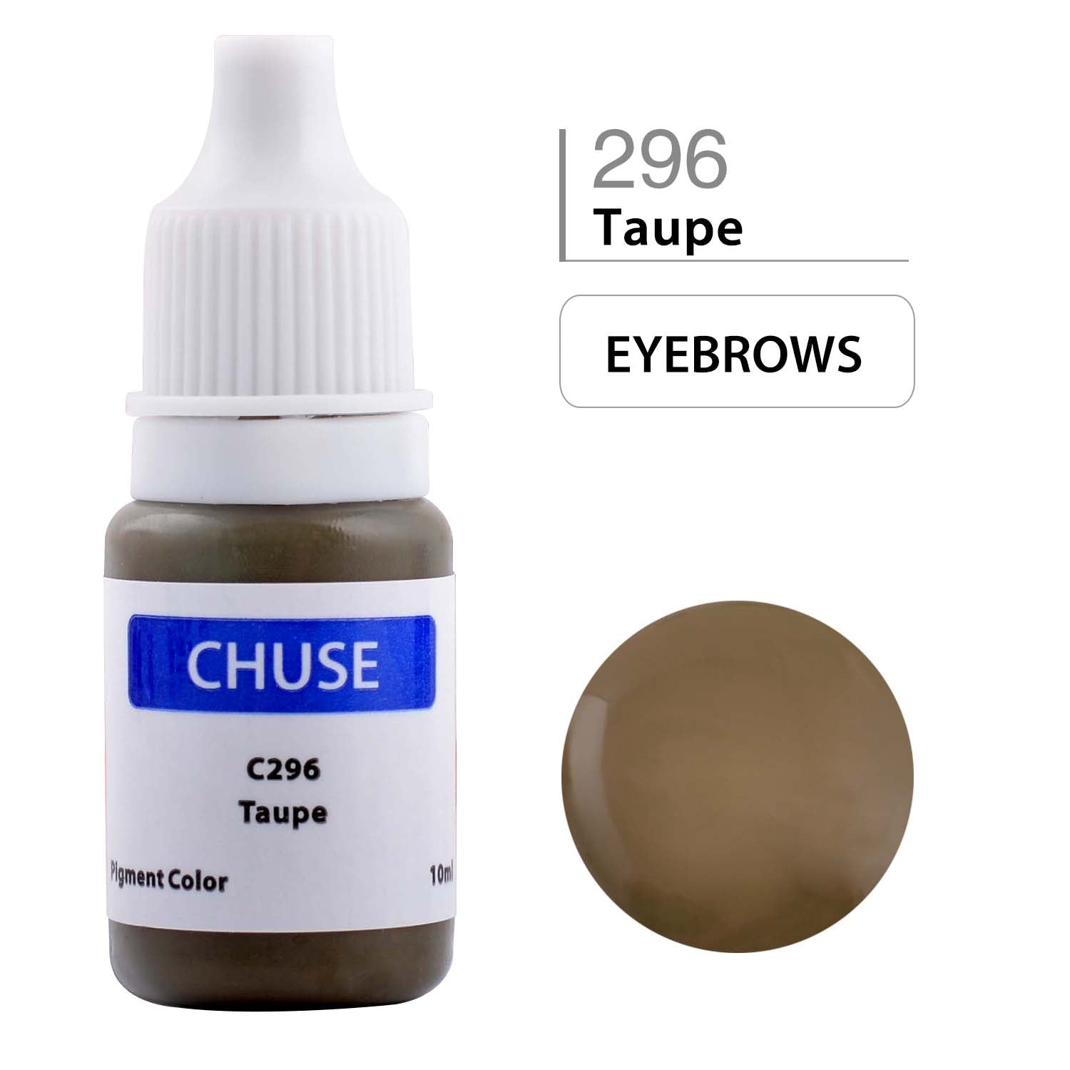 CHUSE PMU Eyebrow Pigments 0.35oz/10ml (C296 Taupe)