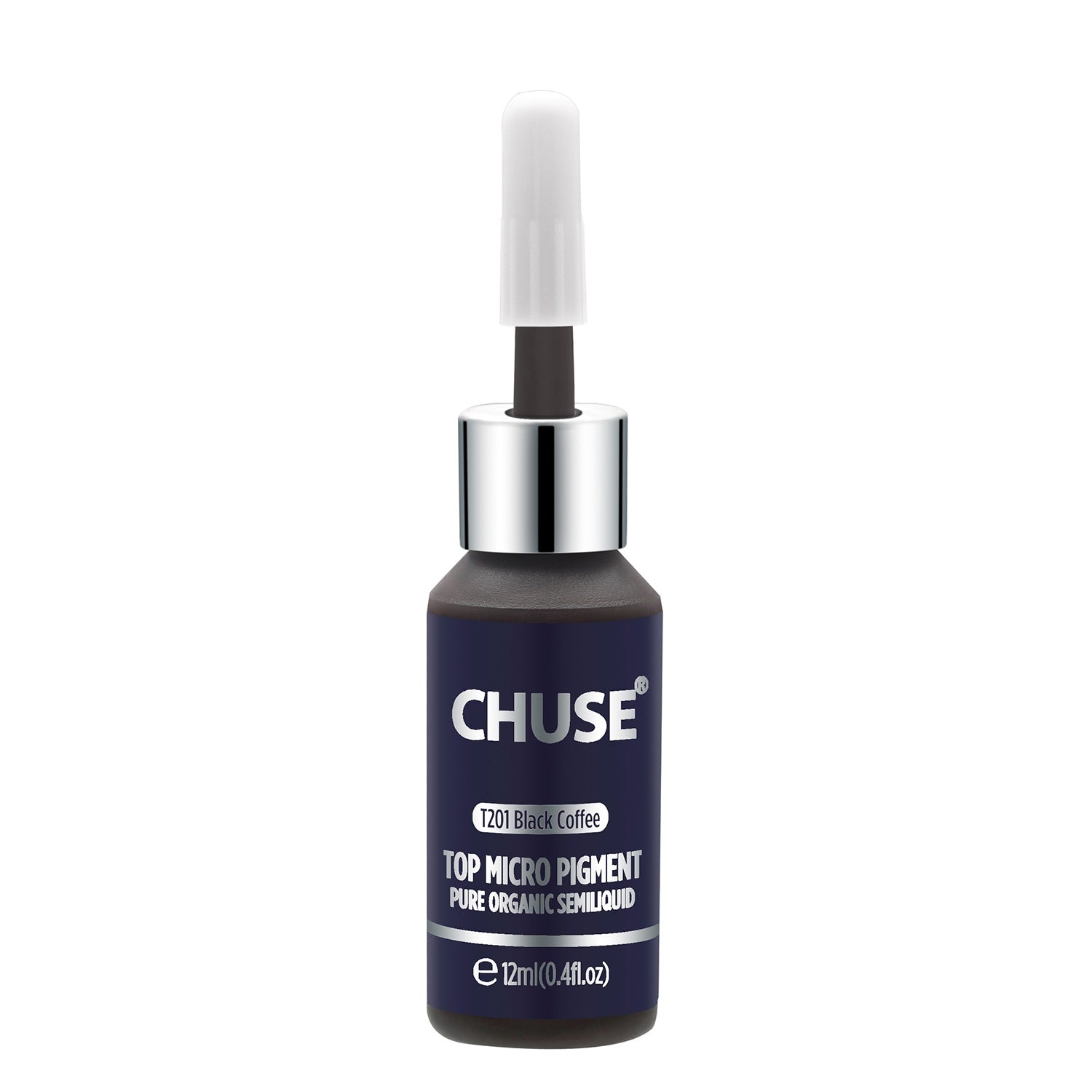 Pigments pour sourcils CHUSE PMU 0,4 oz/12 ml (T201 Café noir) 