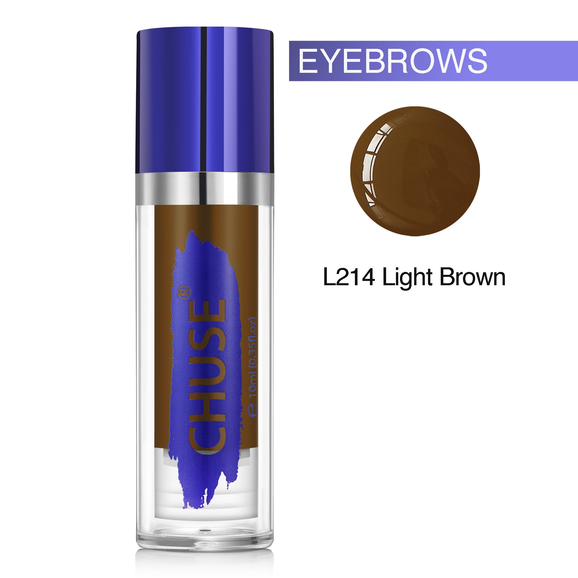 CHUSE PMU Eyebrow Pigments 0.35oz/10ml (L214 Light Brown)