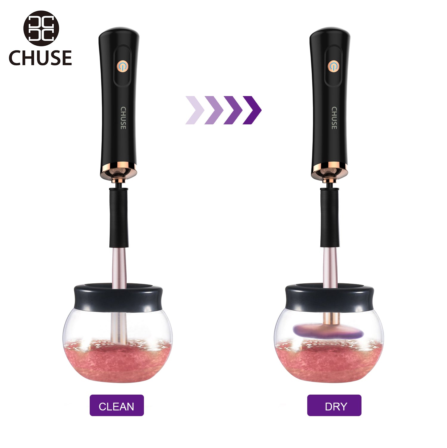 CHUSE Makeup Brush Cleaner and Dryer Machine