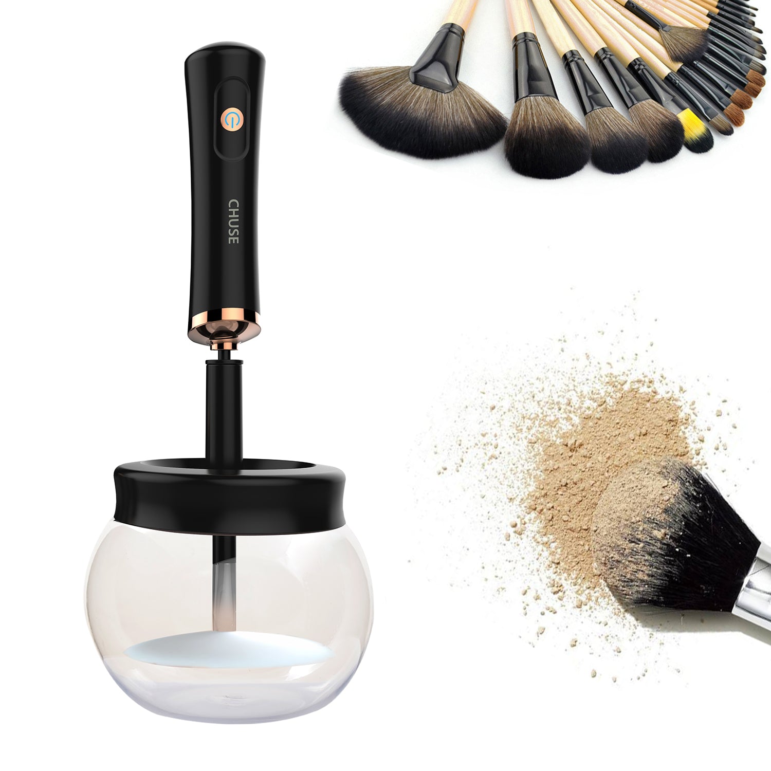 CHUSE Makeup Brush Cleaner and Dryer Machine