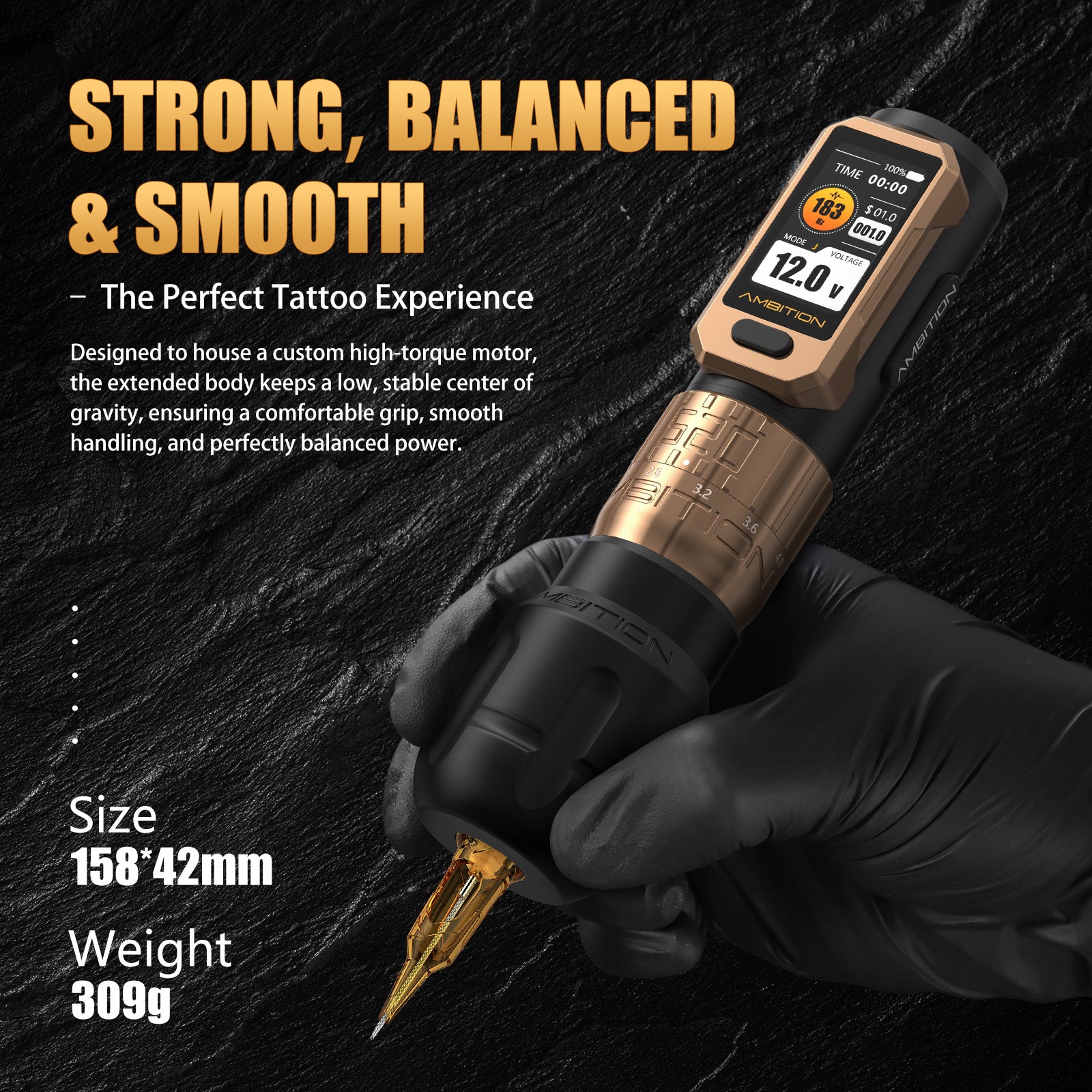 Ambition Soldier Pro 520 Wireless Tattoo PMU Machine